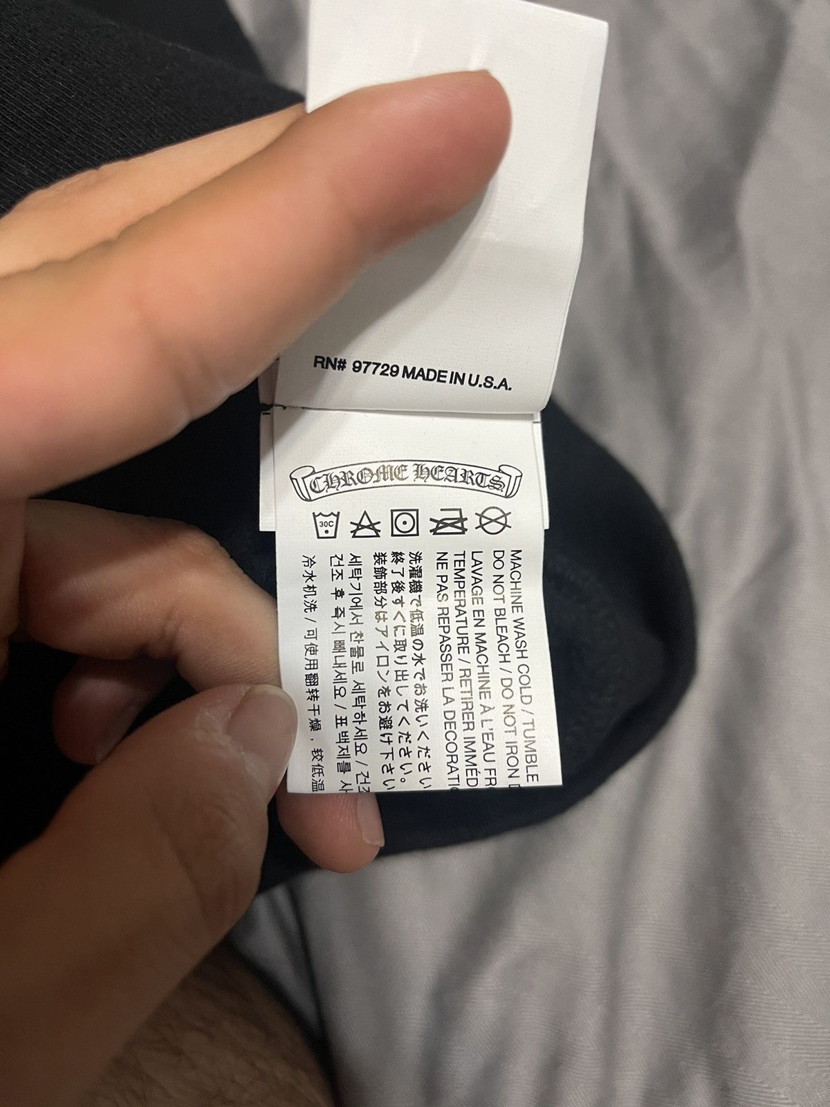 Chrome Hearts Chrome Hearts All Over Logo Sleeve Hoodie Size US M / EU 48-50 / 2 - 9 Thumbnail