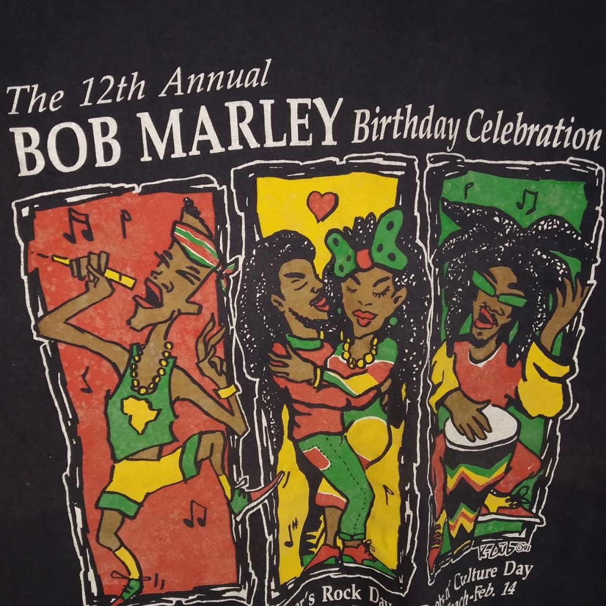 Bob Marley Bob Marley Jamaica The Ragga Muffins Fest Reggae Size US M / EU 48-50 / 2 - 4 Thumbnail