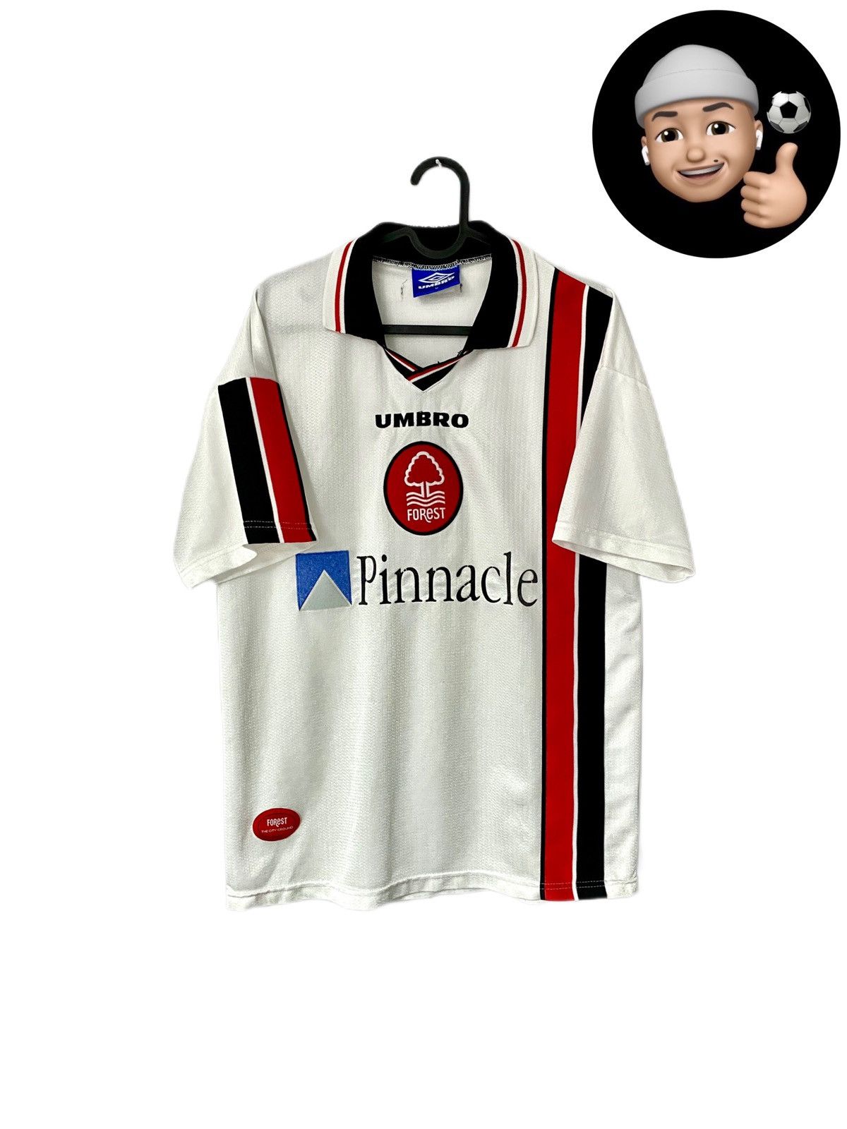 Umbro × Vintage 1997 1999 Nottingham Forest Umbro Vintage Away Soccer Jersey Size US M / EU 48-50 / 2 - 1 Thumbnail