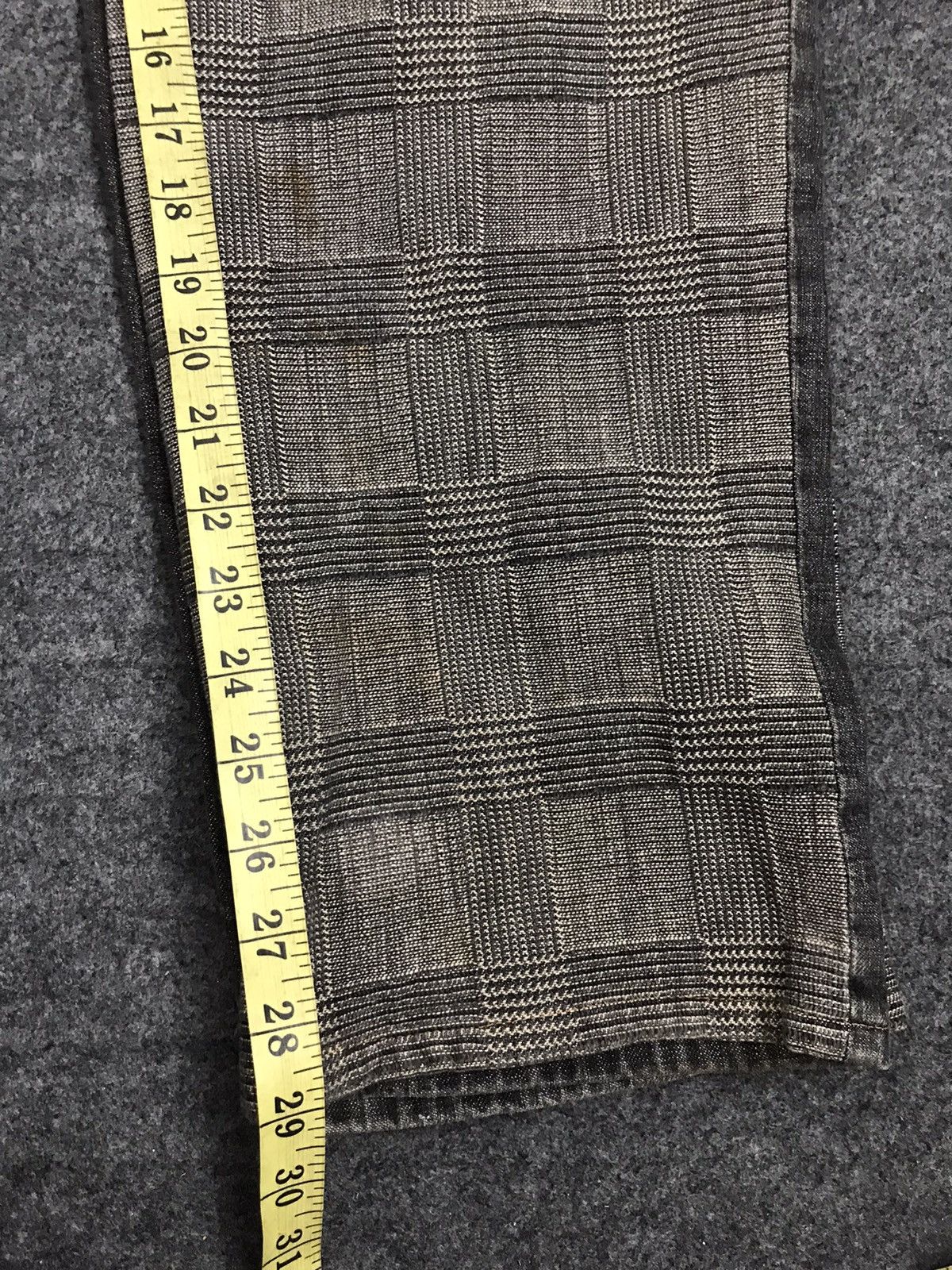 Japanese Brand Rare Vintage Sifucy Patchwork Hickory Plaid Check Pants Size US 34 / EU 50 - 7 Thumbnail
