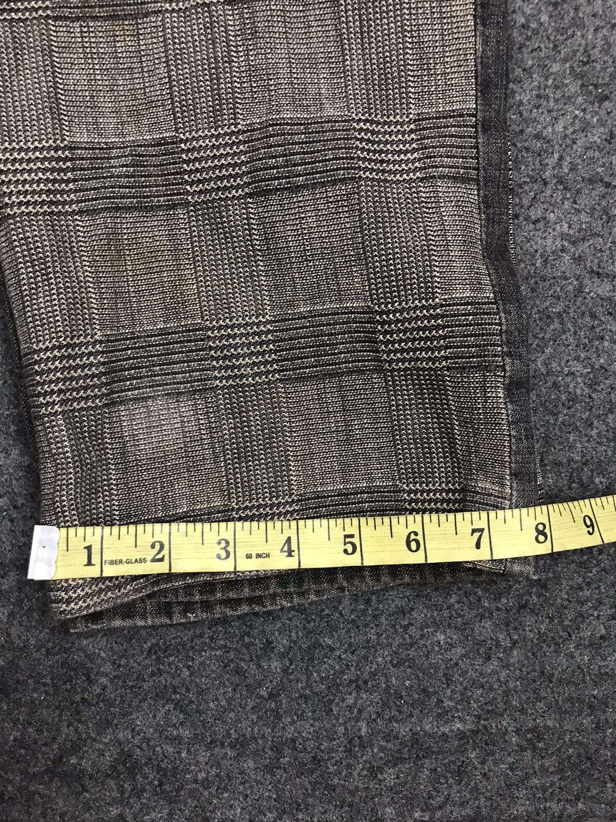 Japanese Brand Rare Vintage Sifucy Patchwork Hickory Plaid Check Pants Size US 34 / EU 50 - 9 Thumbnail