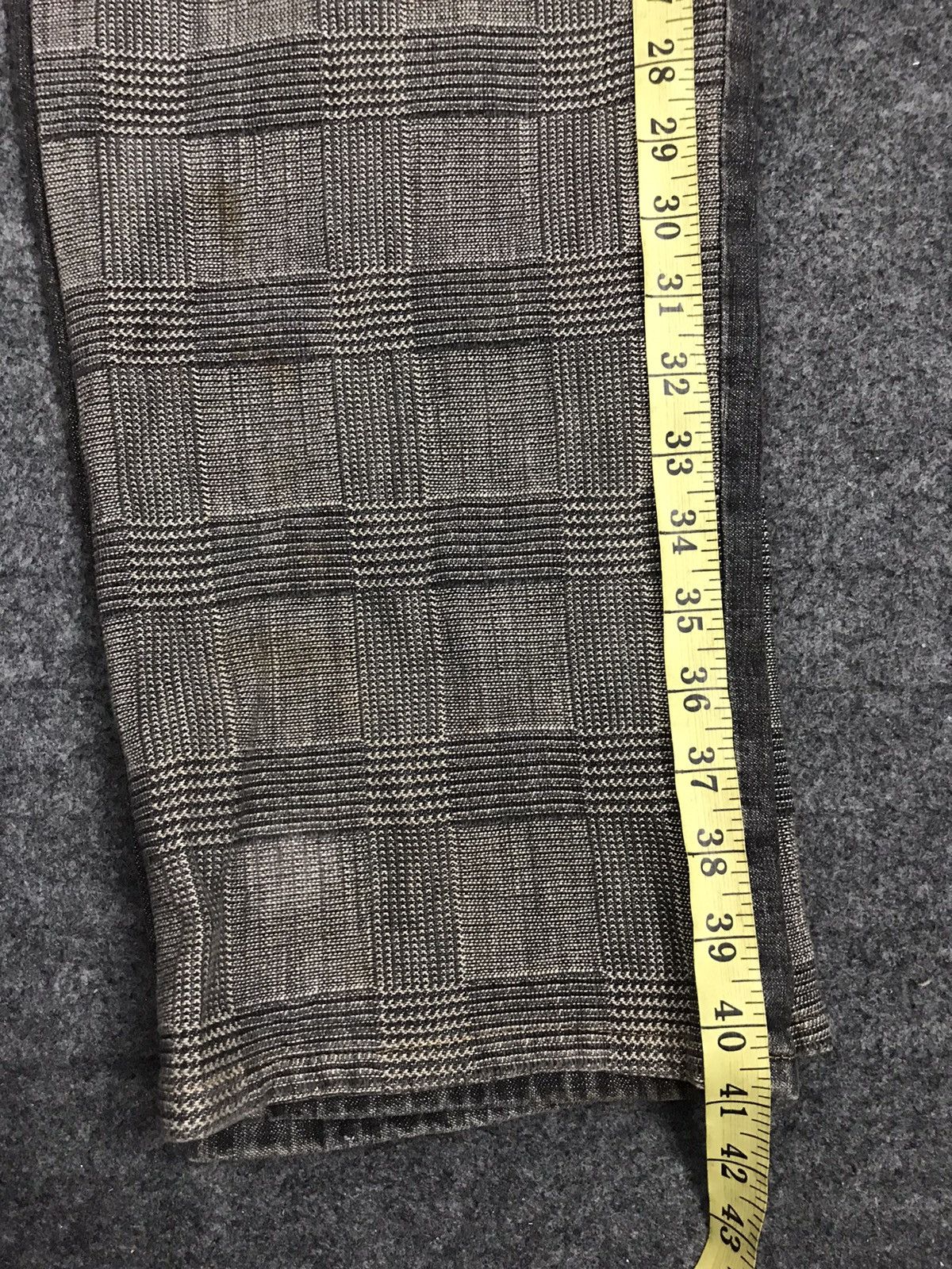 Japanese Brand Rare Vintage Sifucy Patchwork Hickory Plaid Check Pants Size US 34 / EU 50 - 6 Thumbnail