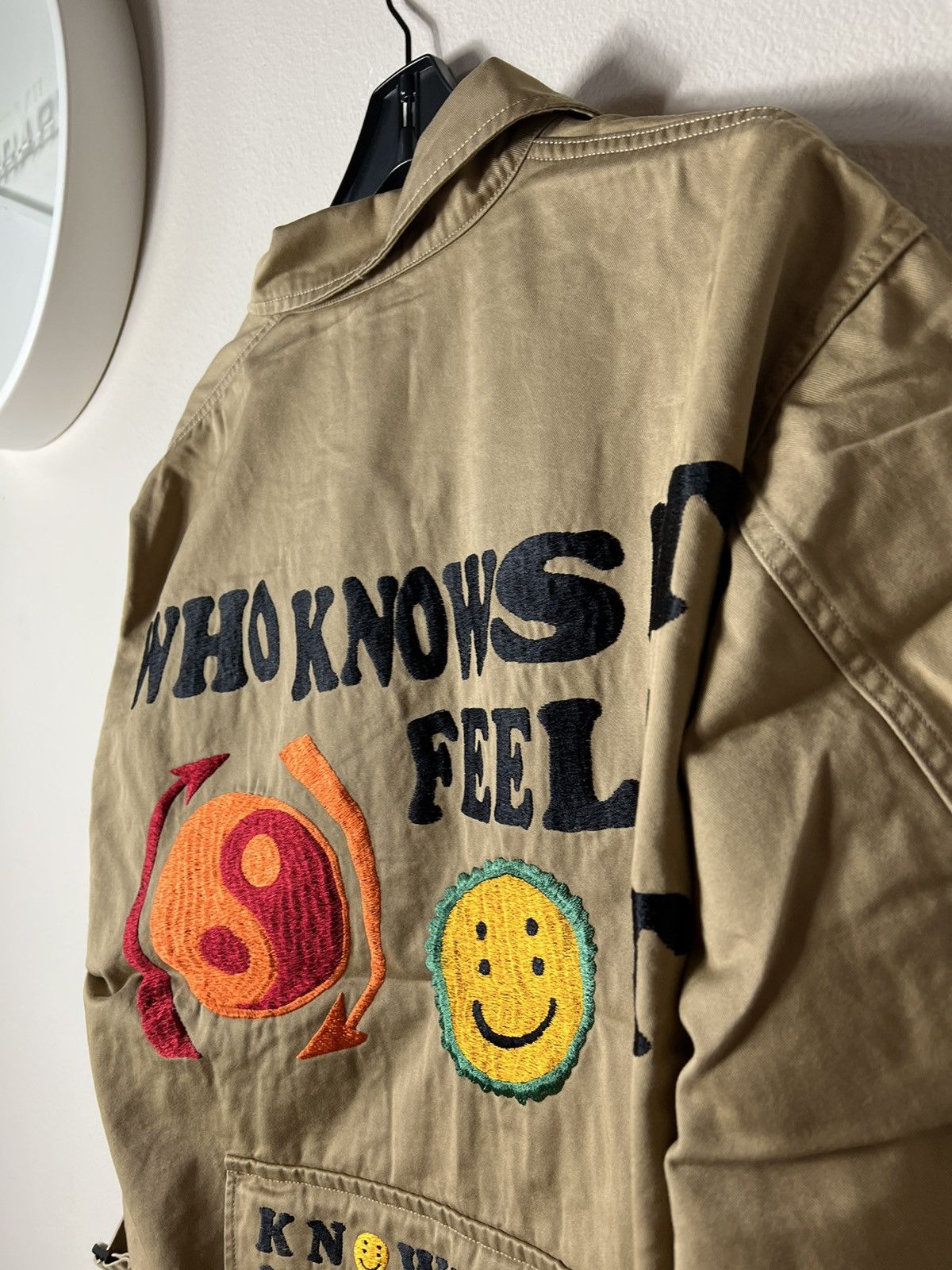 Cactus Plant Flea Market × Human Made Cactus Plant Knowledge Work Embroidered Zip Up Jacket Size US L / EU 52-54 / 3 - 8 Thumbnail