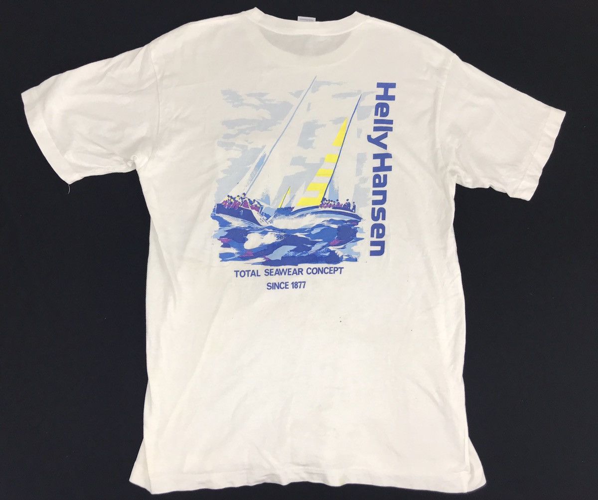 Helly Hansen Vintage Helly Hansen Yatch Screen Outdoor Hiking Tee Size US M / EU 48-50 / 2 - 1 Thumbnail