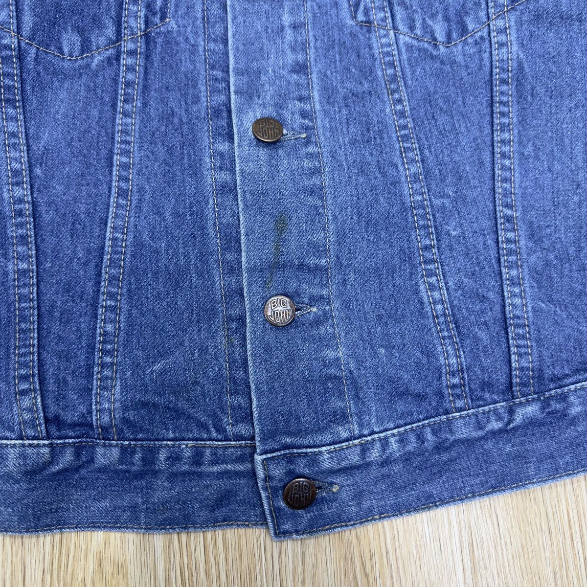 Big John Vintage 90s Bigjohn Denim Jacket JJ10 Size US XS / EU 42 / 0 - 5 Thumbnail