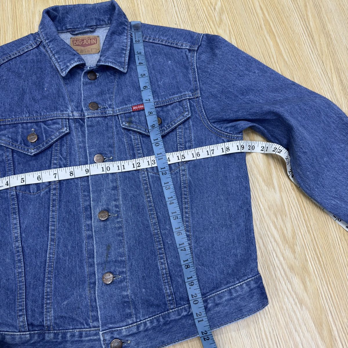 Big John Vintage 90s Bigjohn Denim Jacket JJ10 Size US XS / EU 42 / 0 - 7 Thumbnail