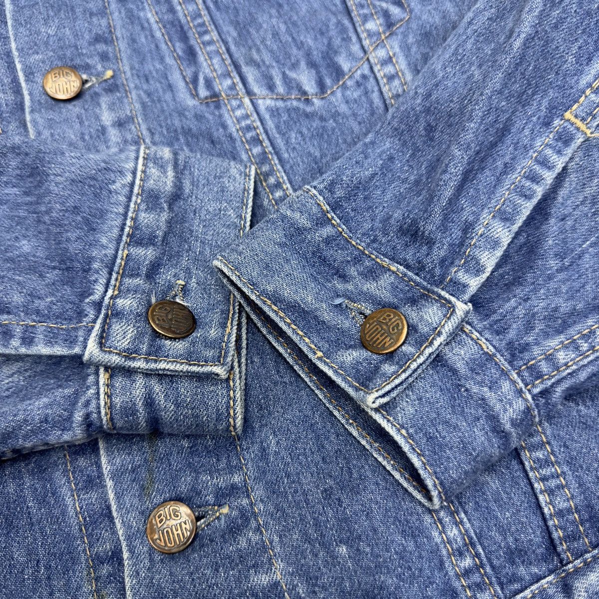 Big John Vintage 90s Bigjohn Denim Jacket JJ10 Size US XS / EU 42 / 0 - 6 Thumbnail
