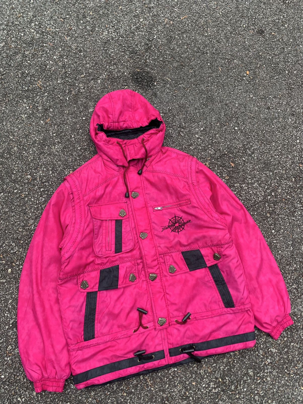 Japanese Brand ⛷️Vintage WINDEX Beautiful Plash Pink Ski Jacket Size US XL / EU 56 / 4 - 5 Thumbnail
