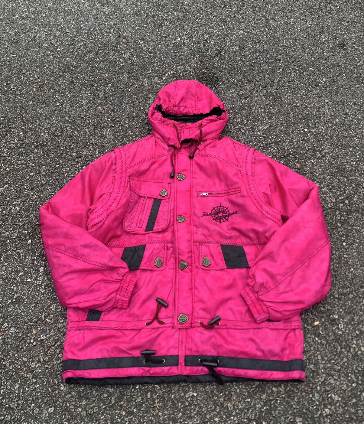 Japanese Brand ⛷️Vintage WINDEX Beautiful Plash Pink Ski Jacket Size US XL / EU 56 / 4 - 8 Thumbnail