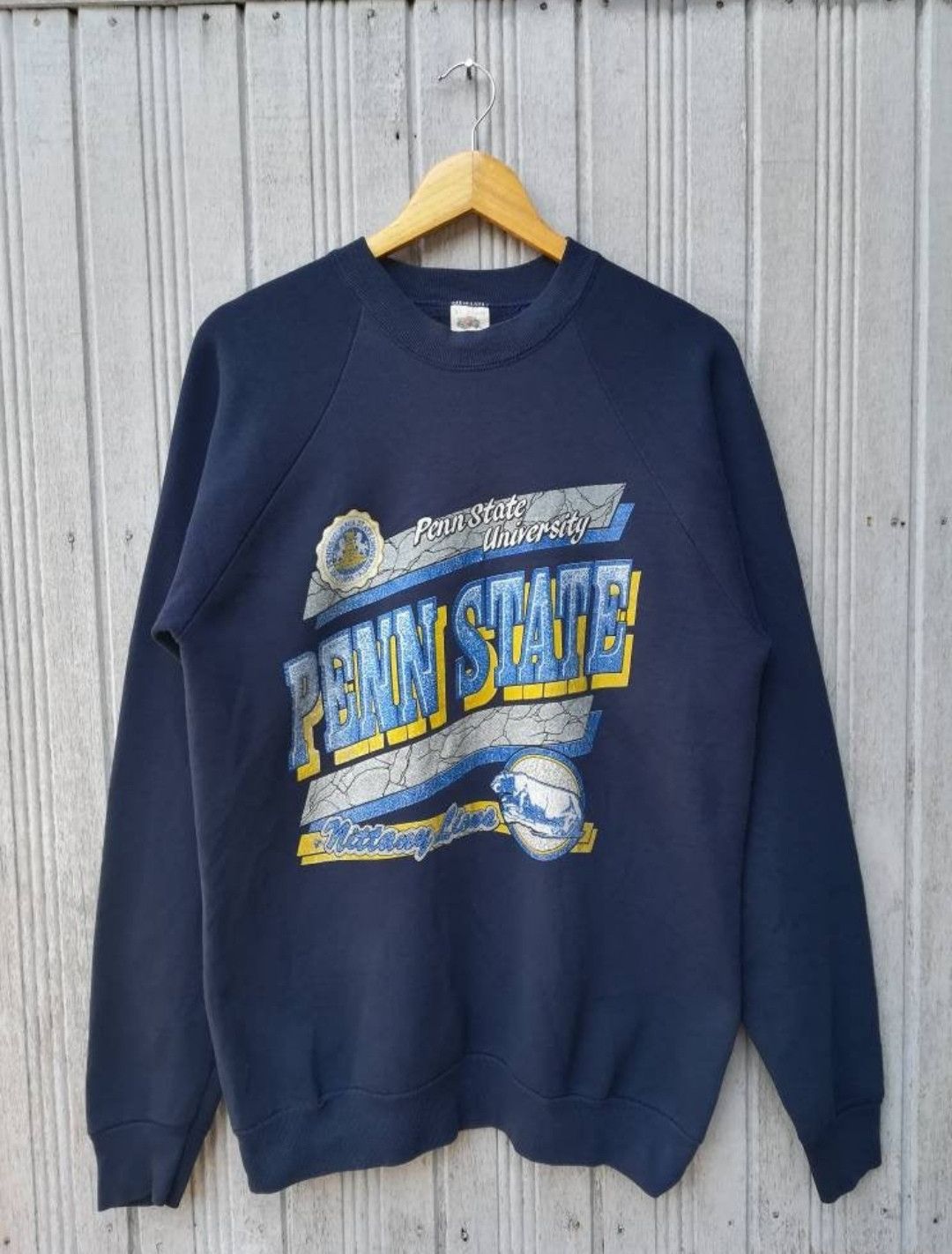 Vintage Vintage 80s Penn State University Pennsylvania Sweatshirt Size US L / EU 52-54 / 3 - 1 Thumbnail