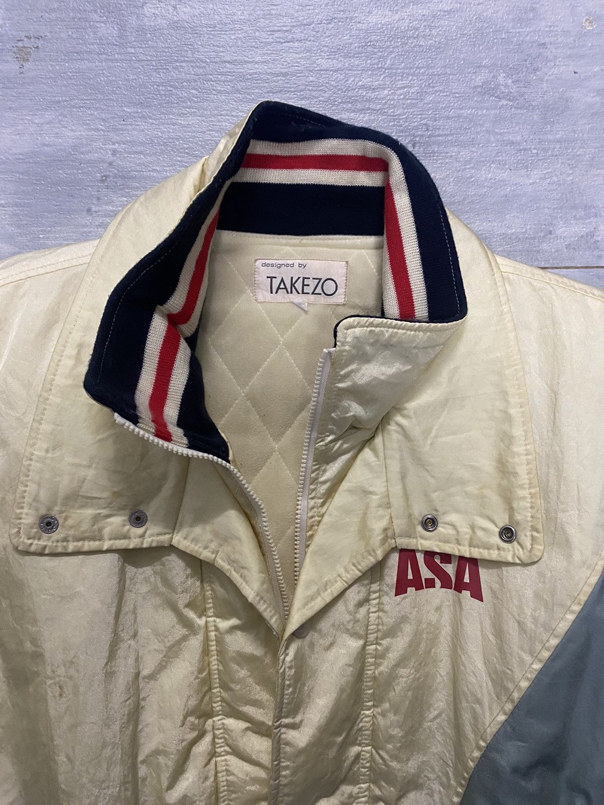 Vintage 🔥Vintage🔥 Asahi Shimbun By Takezo Bomber Jacket Size US L / EU 52-54 / 3 - 7 Thumbnail
