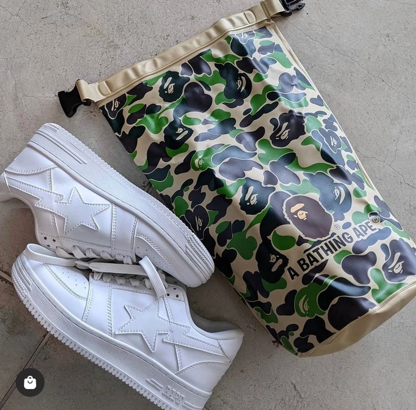 🔥 BAPE WATERPROOF DRY BAG ABC CAMO a bathing ape tote