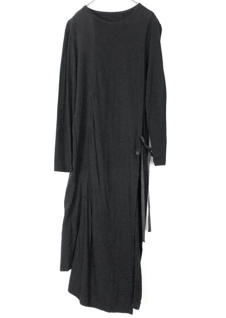 image of Groundy x Yohji Yamamoto Aw19 Long T Shirt in Black, Men's (Size Small)