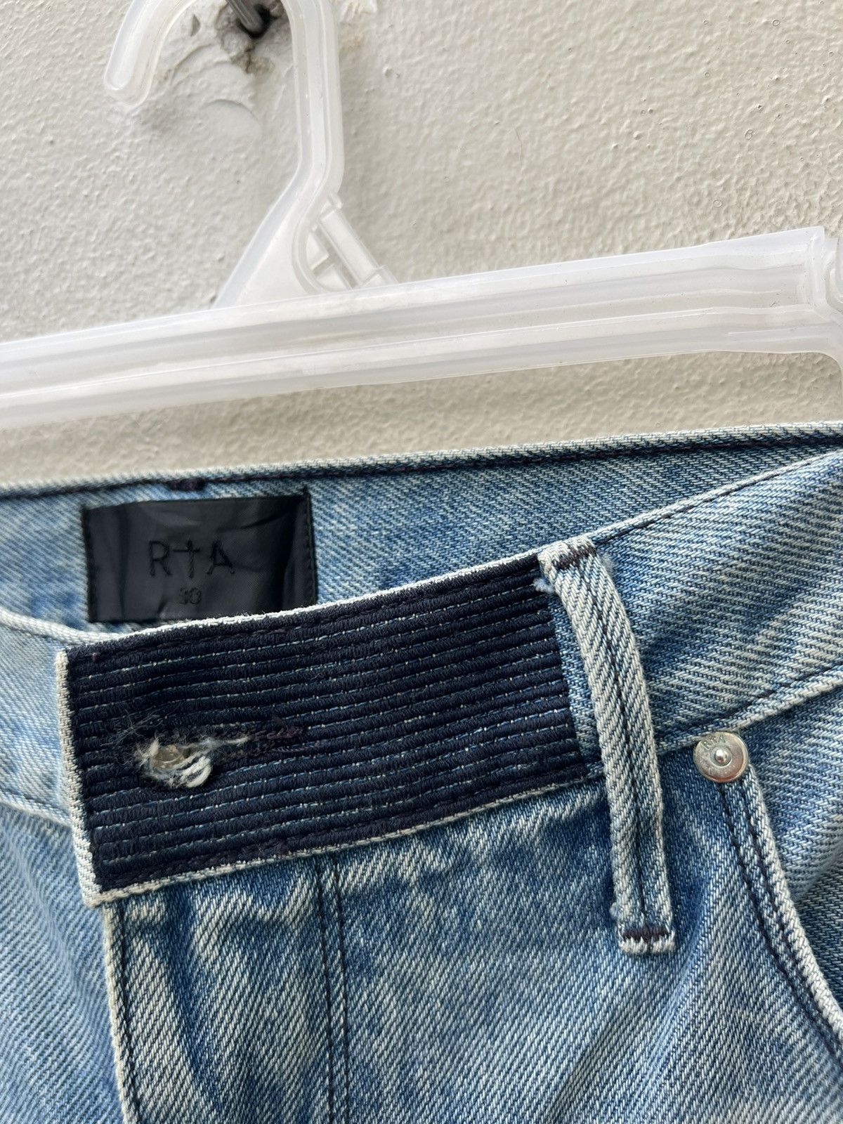 Rta RtA Made in Los Angeles Light Blue Denim Jeans Size US 30 / EU 46 - 11 Thumbnail