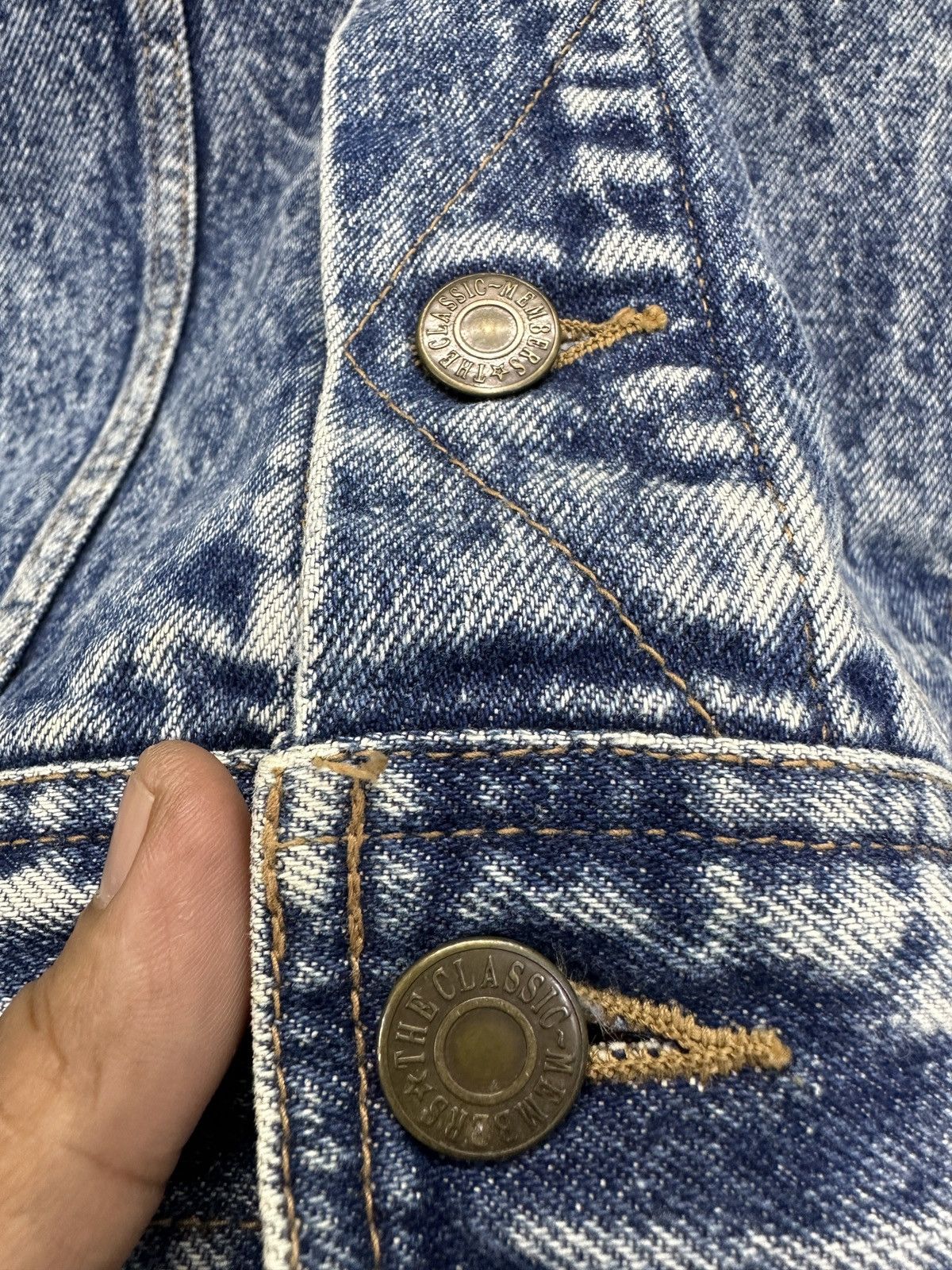 Vintage Vintage 80s FULLHEART ACIDWASH DENIM JACKET GR42 Size US M / EU 48-50 / 2 - 4 Thumbnail