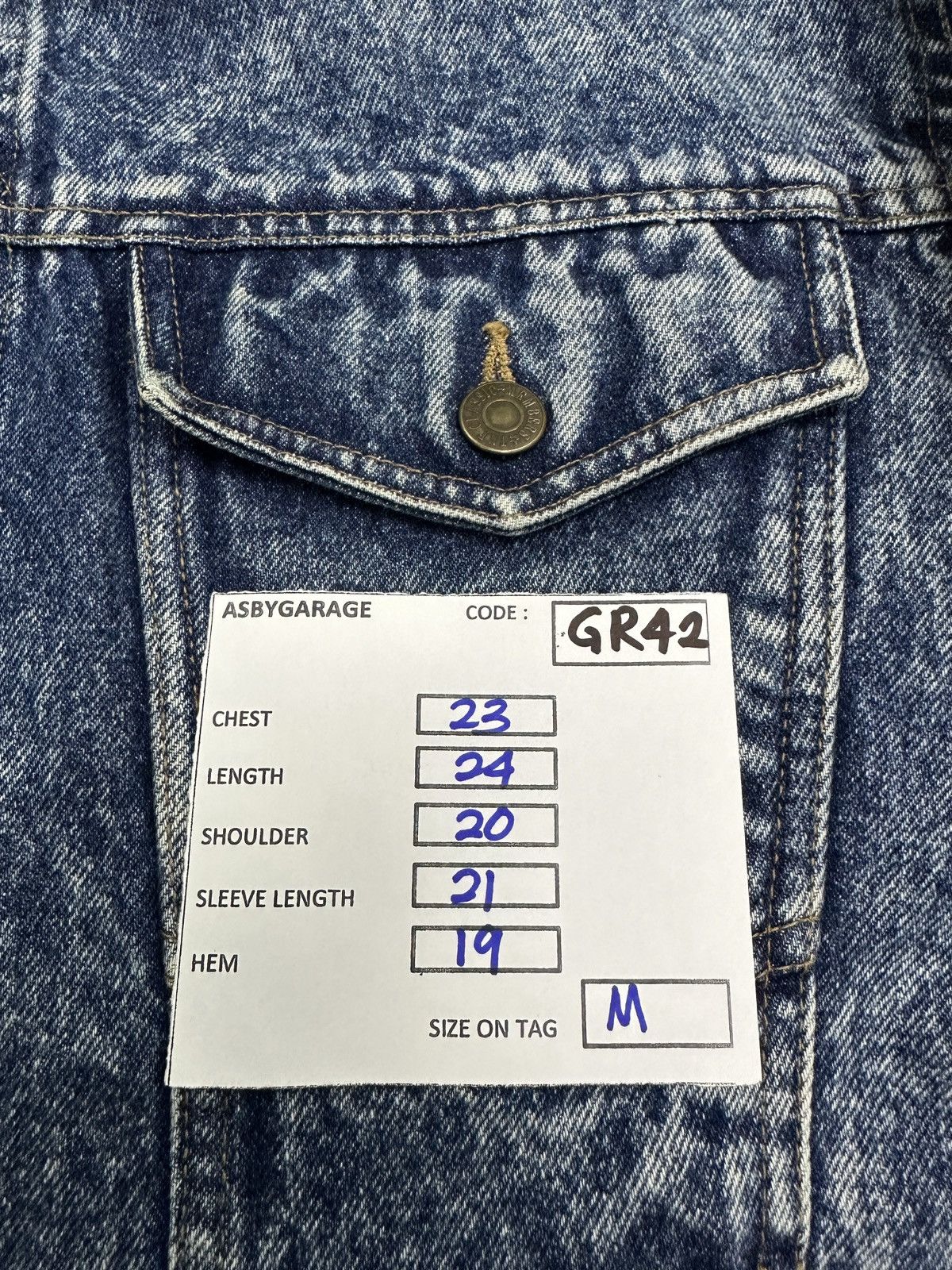 Vintage Vintage 80s FULLHEART ACIDWASH DENIM JACKET GR42 Size US M / EU 48-50 / 2 - 11 Thumbnail