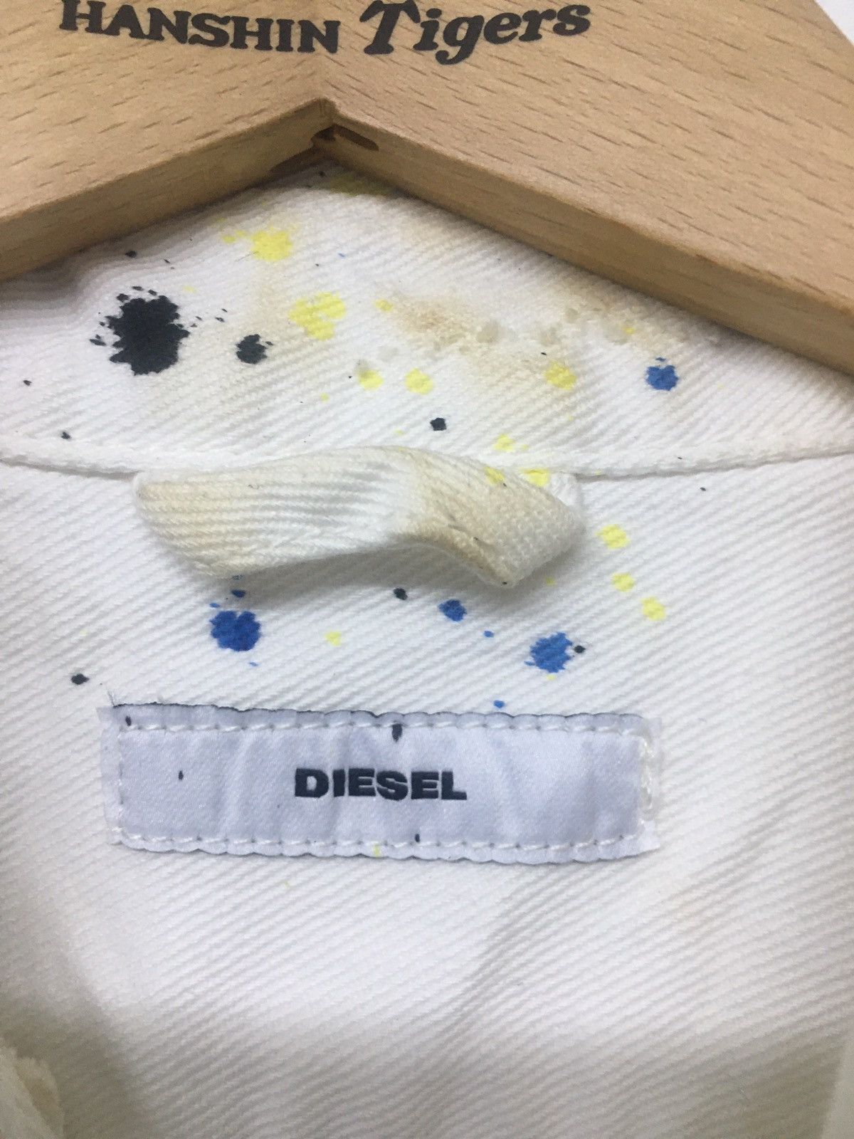 Diesel Diesel Distressed Painted Denim jacket Size US M / EU 48-50 / 2 - 6 Thumbnail