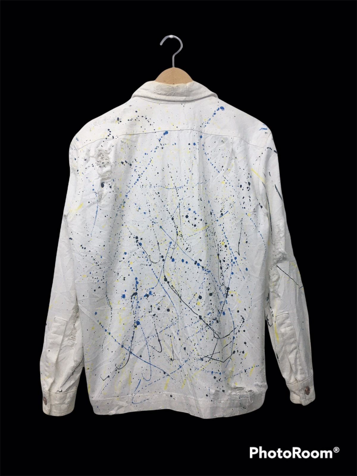 Diesel Diesel Distressed Painted Denim jacket Size US M / EU 48-50 / 2 - 5 Thumbnail