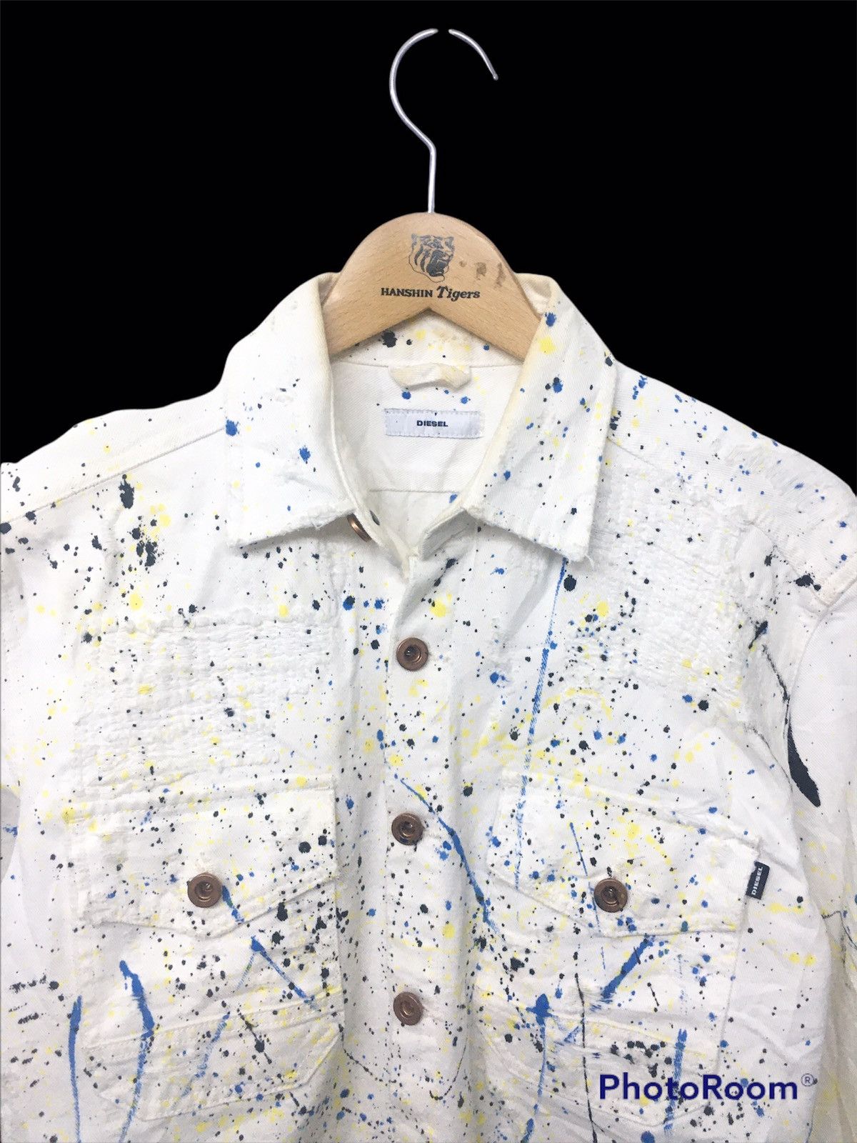 Diesel Diesel Distressed Painted Denim jacket Size US M / EU 48-50 / 2 - 4 Thumbnail