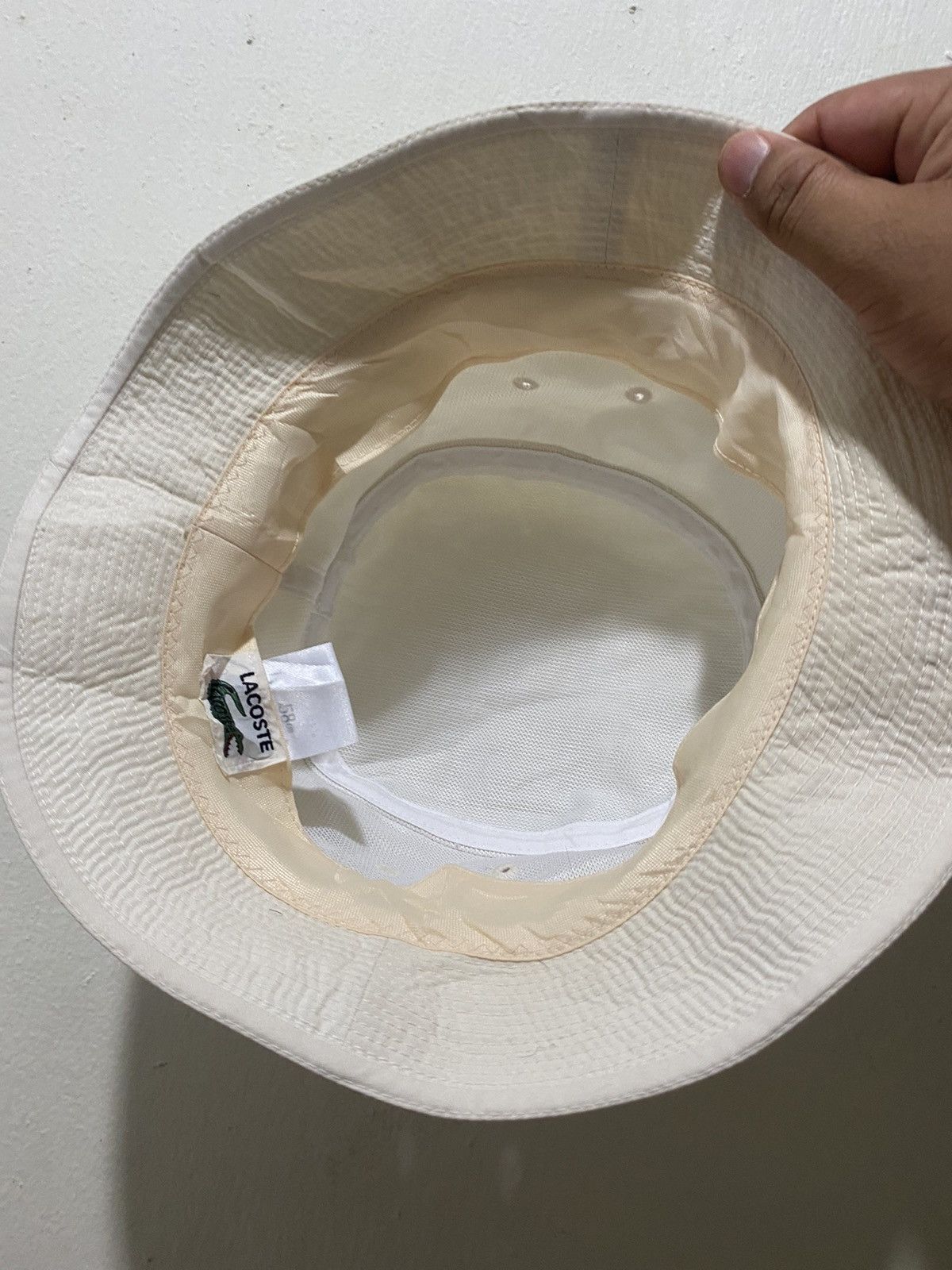 Lacoste × Vintage VTG Lacoste Bucket Hat Size ONE SIZE - 5 Thumbnail