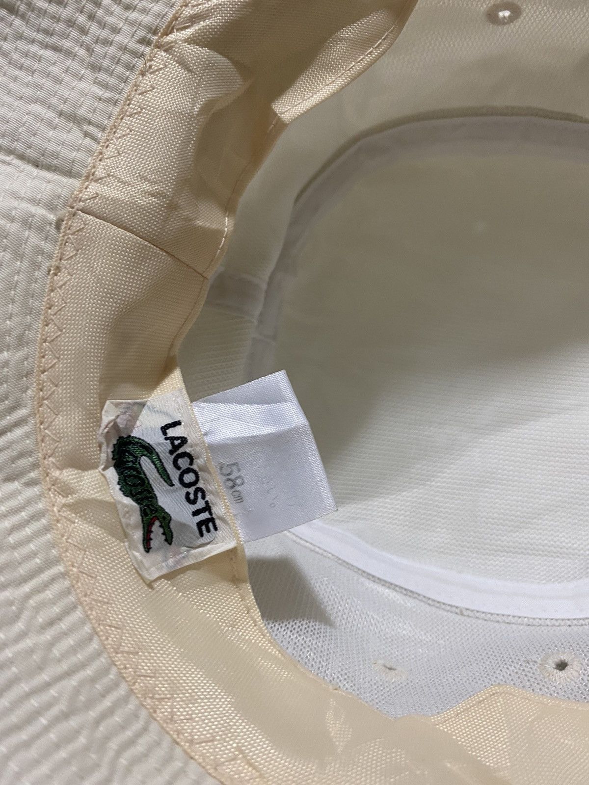 Lacoste × Vintage VTG Lacoste Bucket Hat Size ONE SIZE - 6 Thumbnail