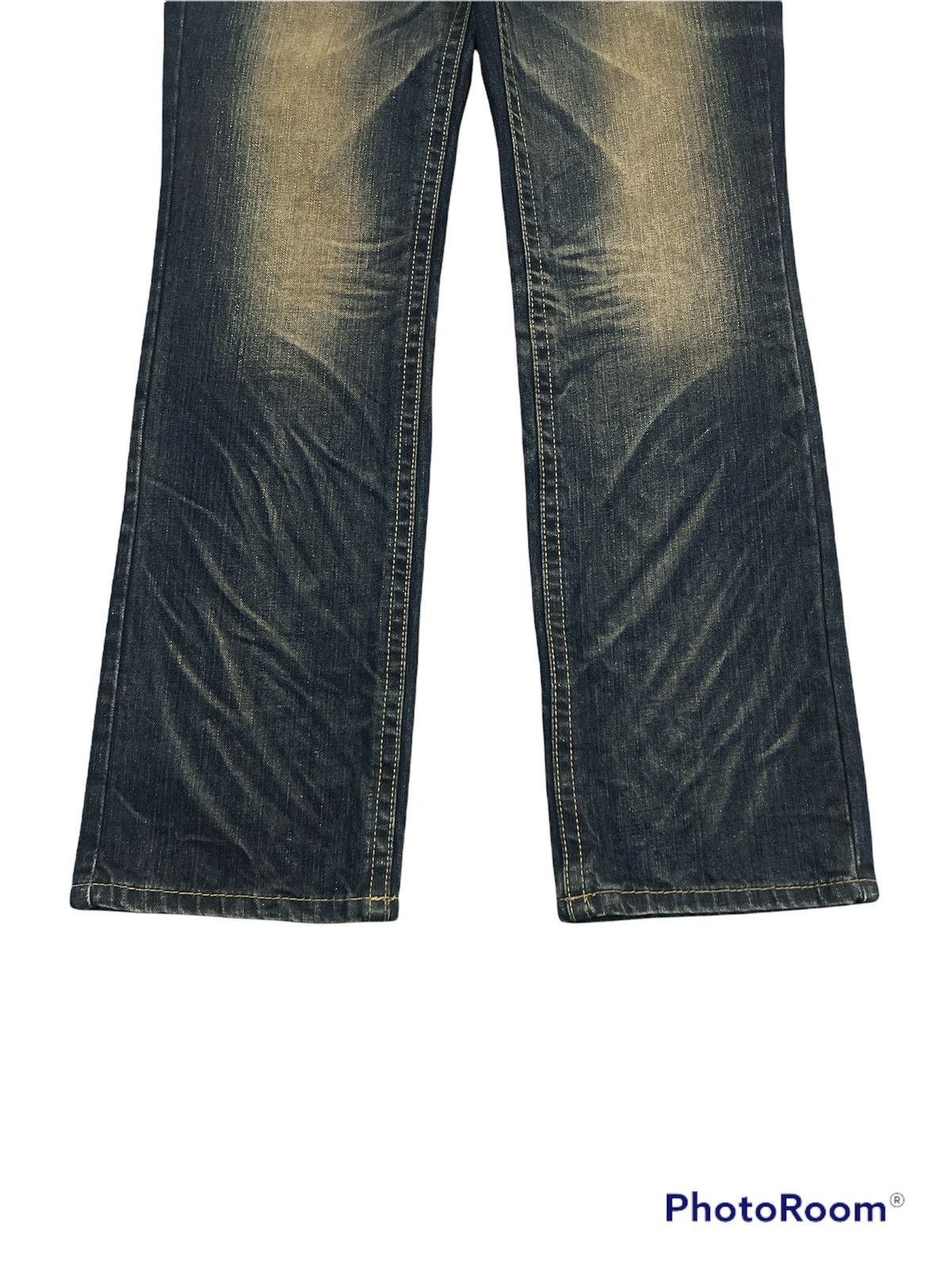 Japanese Brand × Vintage Japanese Brand Lolita Rusty Work Buckle Back Denim Pants Size US 32 / EU 48 - 5 Thumbnail