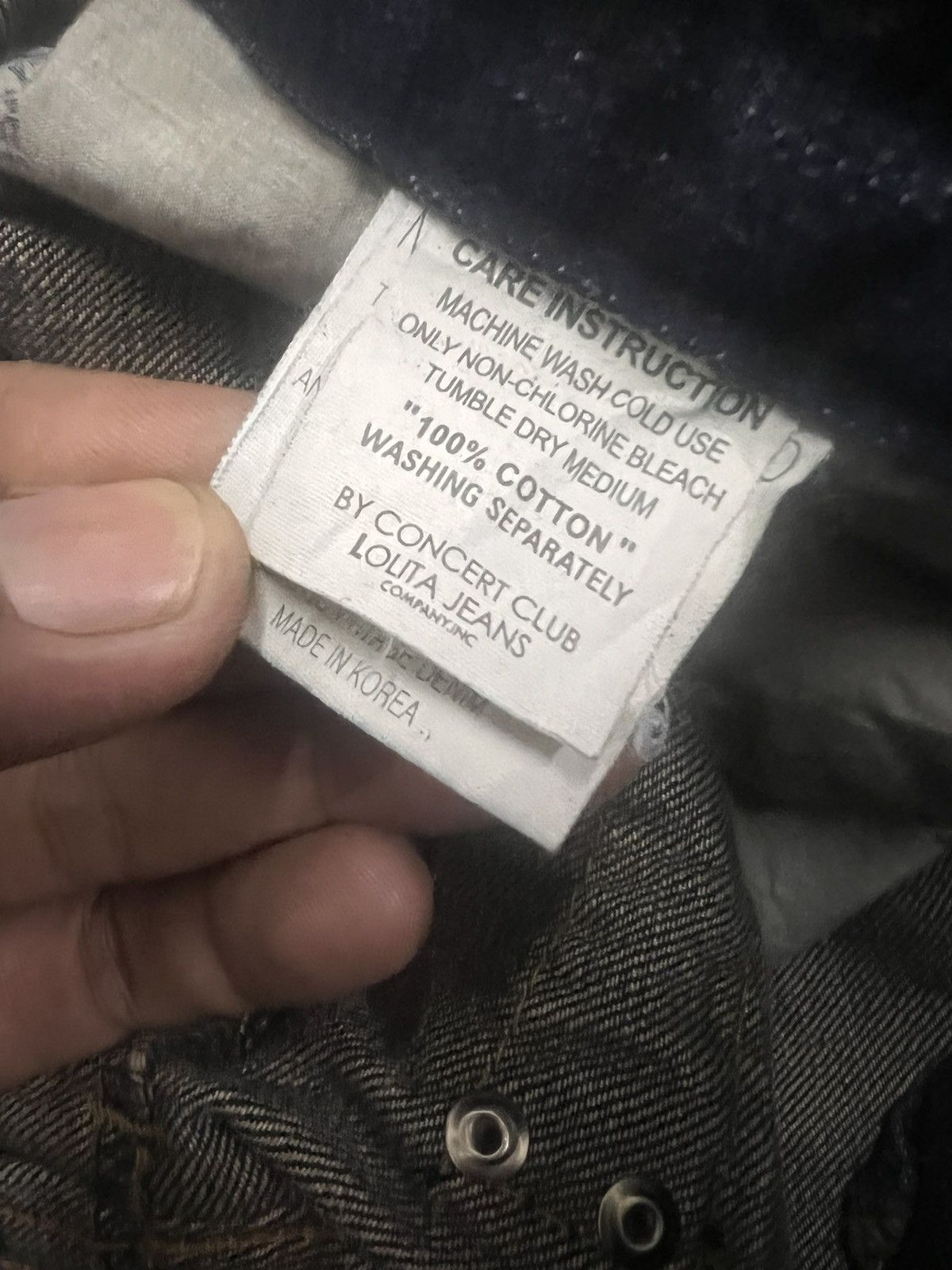 Japanese Brand × Vintage Japanese Brand Lolita Rusty Work Buckle Back Denim Pants Size US 32 / EU 48 - 11 Thumbnail