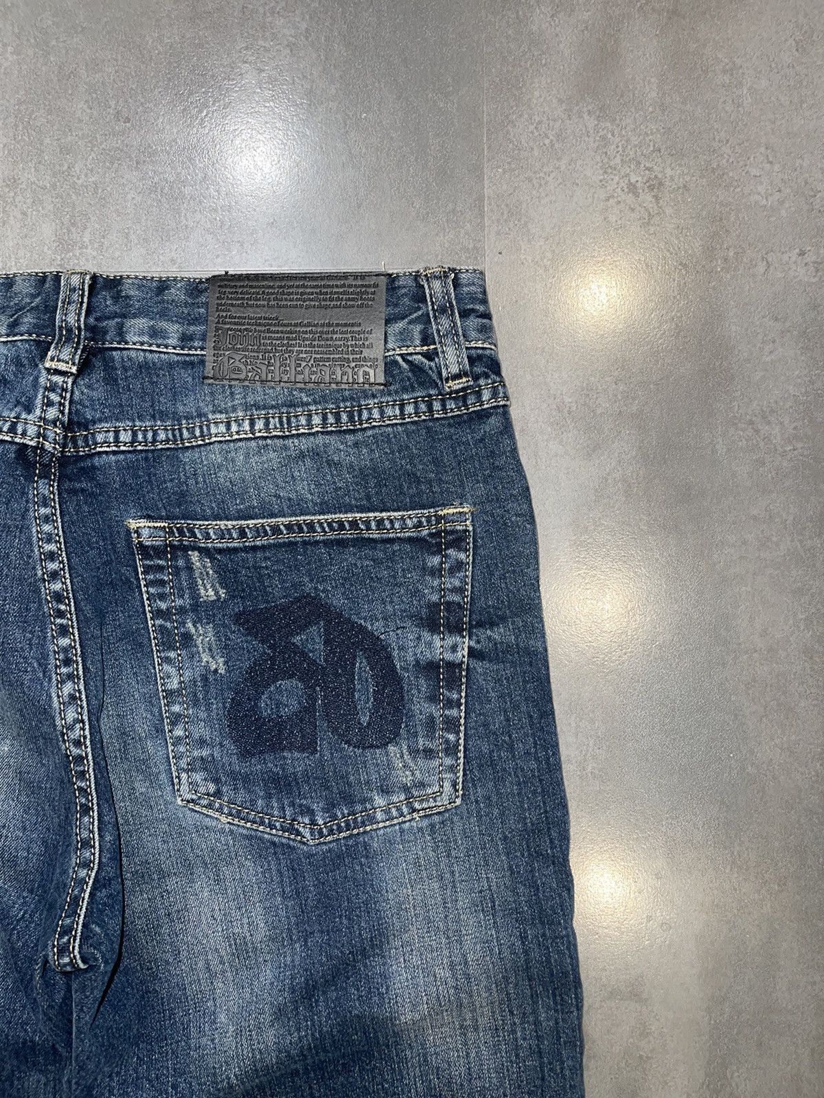 John Galliano Indigo Denim Pants