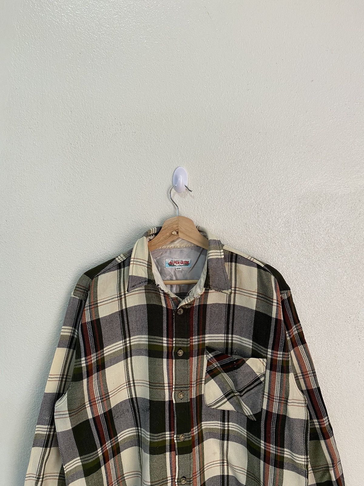 Flannel × Issey Miyake × Vintage FLANNEL PATCHWORK BY ALPEN GLOW BUTTON SHIRT Size US M / EU 48-50 / 2 - 6 Thumbnail
