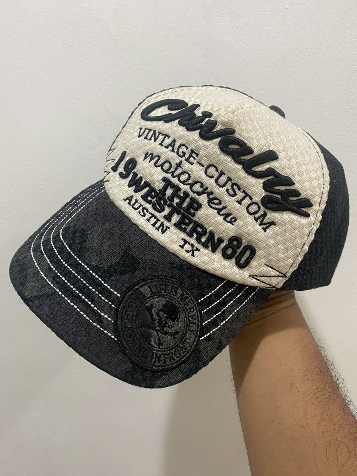 Japanese Brand 🔥Vintage🔥 Chivalry Costum Motorcrew Hat Size ONE SIZE - 1 Thumbnail