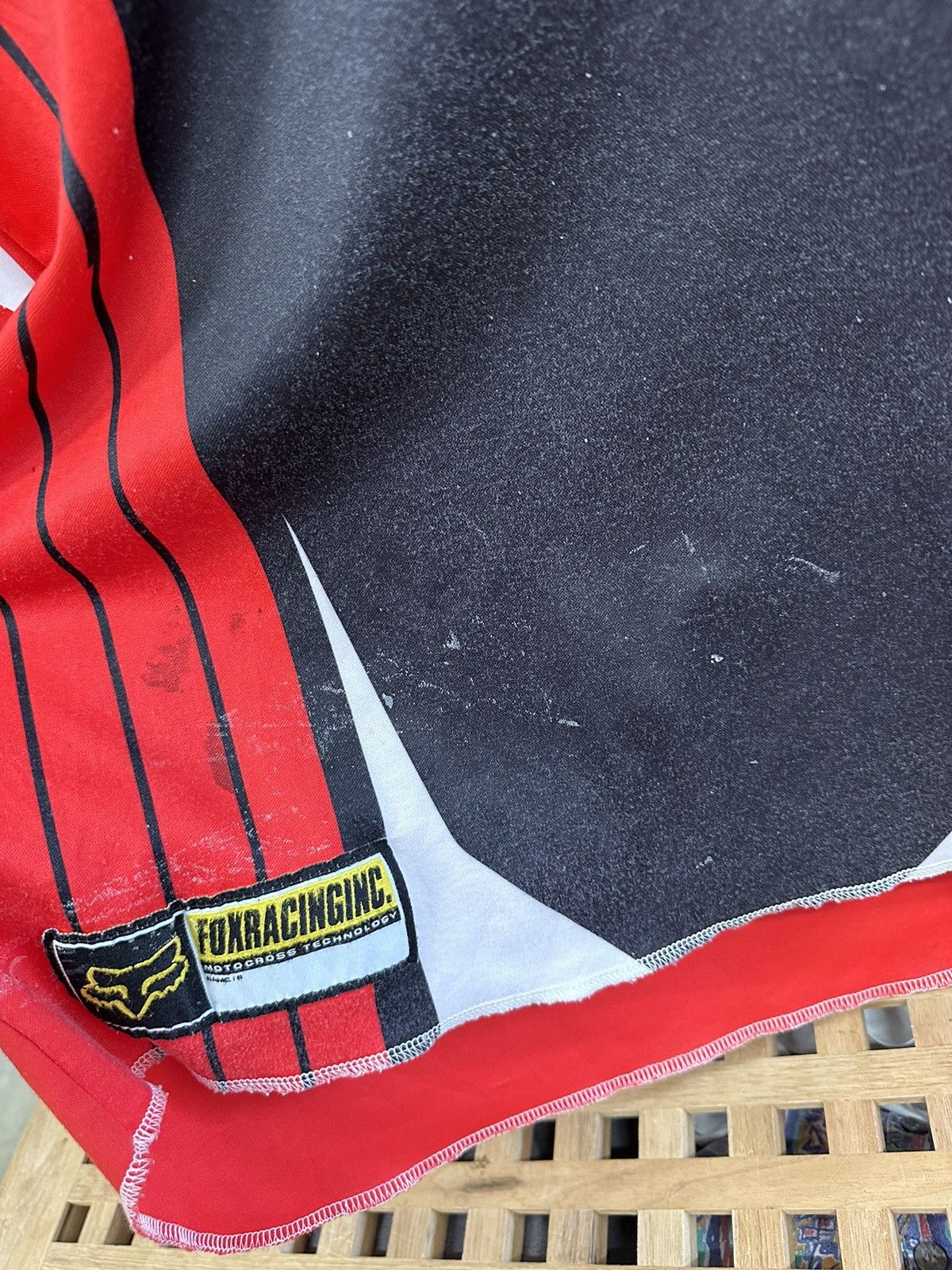 Fox Racing × Vintage Vintage Y2K Fox Racing Motocross Dri-Fit Jersey Size L Size US L / EU 52-54 / 3 - 7 Thumbnail