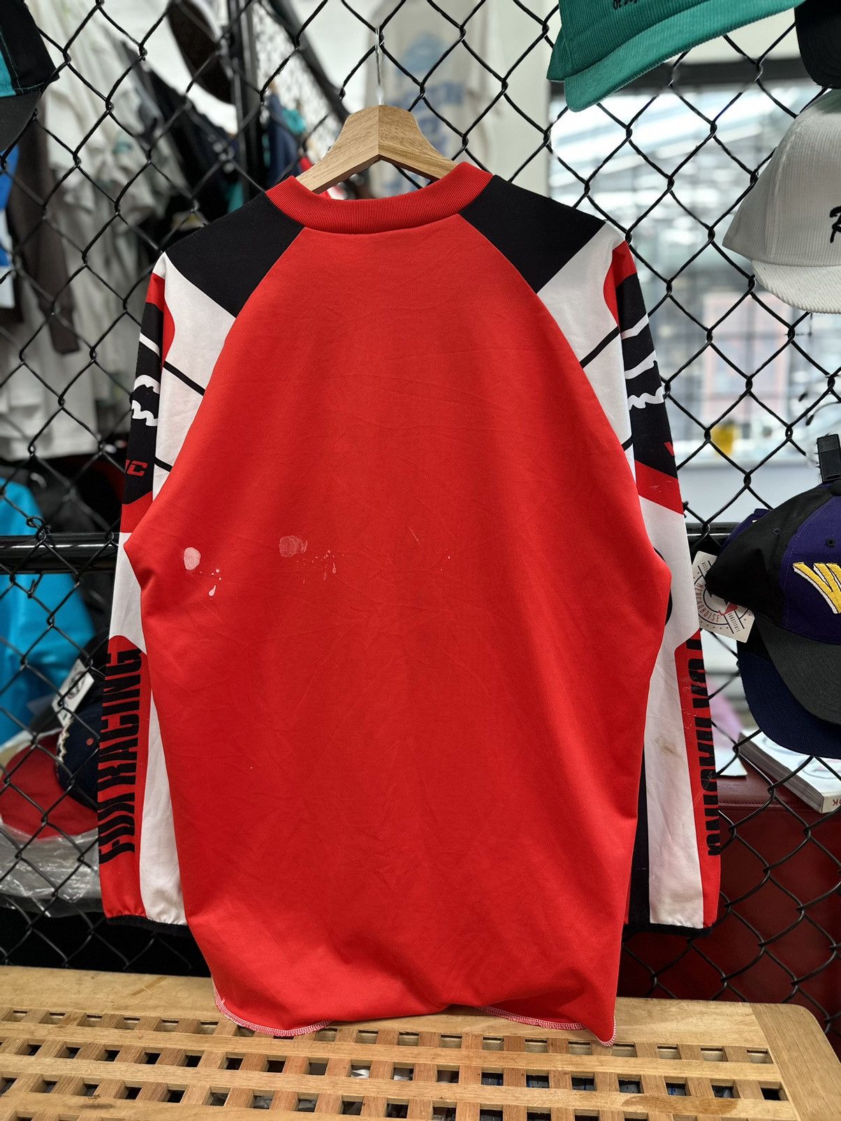 Fox Racing × Vintage Vintage Y2K Fox Racing Motocross Dri-Fit Jersey Size L Size US L / EU 52-54 / 3 - 5 Thumbnail