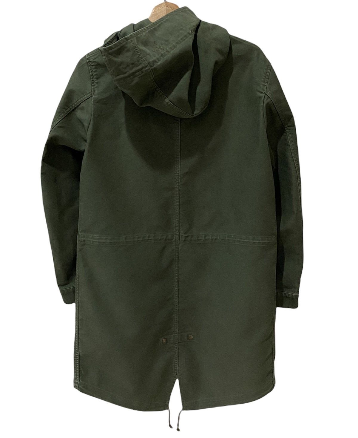 Journal Standard × Schott VINTAGE JOURNAL STANDARD ARMY GREEN DRAWSTRING PARKA JACKET Size US S / EU 44-46 / 1 - 2 Thumbnail