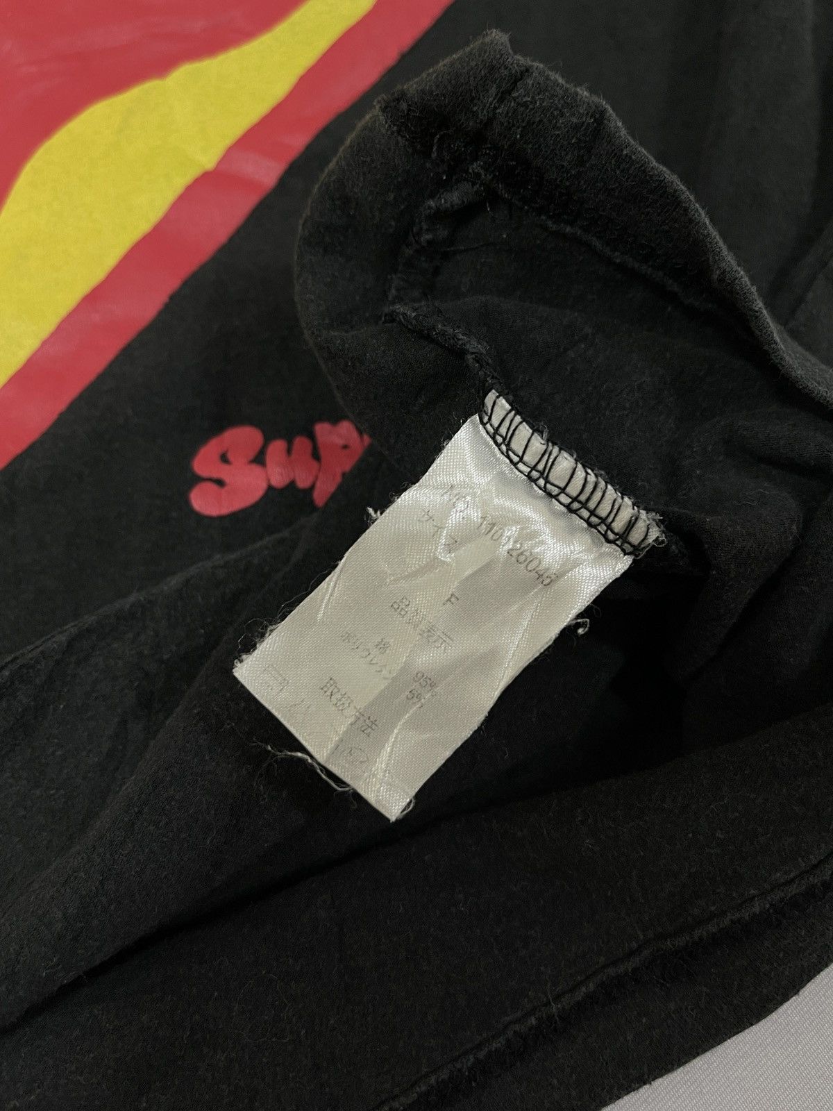 Japanese Brand × Vintage Vintage Sun Faded Super Lovers Big Logo Ringer Tee Size S / US 4 / IT 40 - 5 Thumbnail