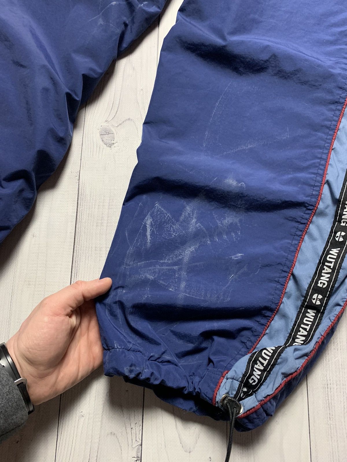 Vintage × Wu-Tang Clan Vintage Wu-Tang track suit drill pants Y2K jacket big logo Size US L / EU 52-54 / 3 - 6 Thumbnail