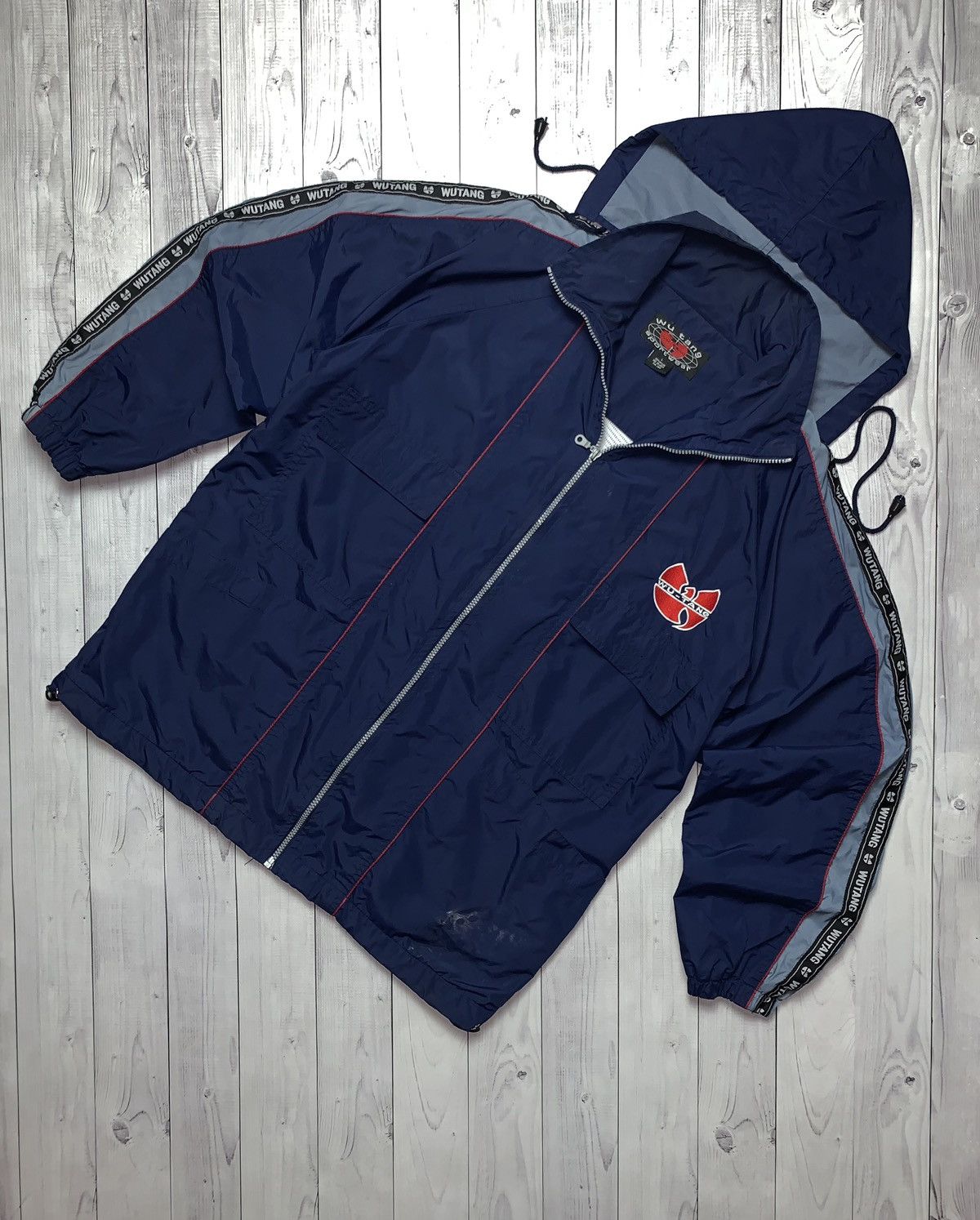 Vintage × Wu-Tang Clan Vintage Wu-Tang track suit drill pants Y2K jacket big logo Size US L / EU 52-54 / 3 - 13 Thumbnail