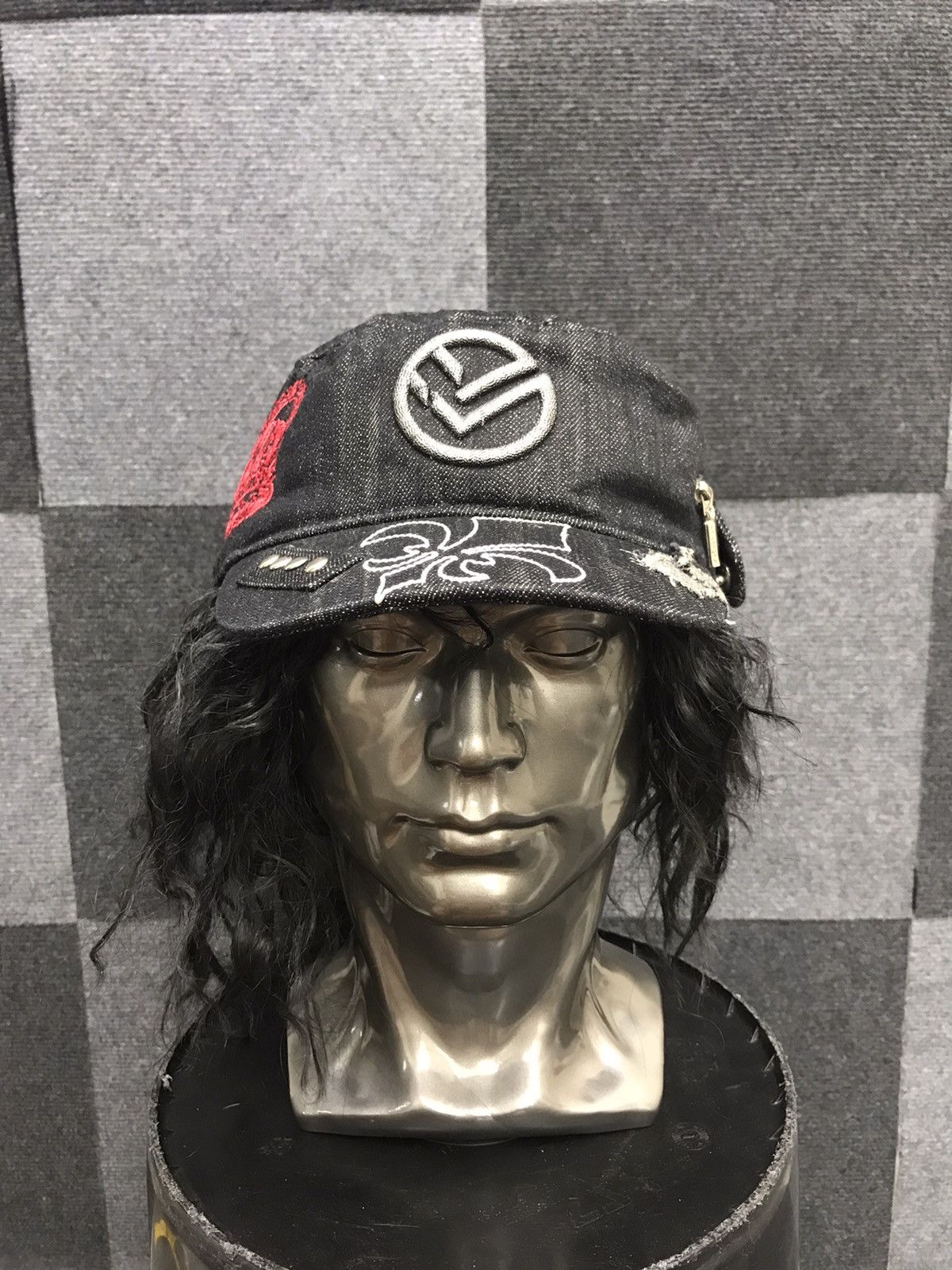 Seditionaries La pargay Embroidery Patchwork Pounter Cap Size ONE SIZE - 2 Thumbnail