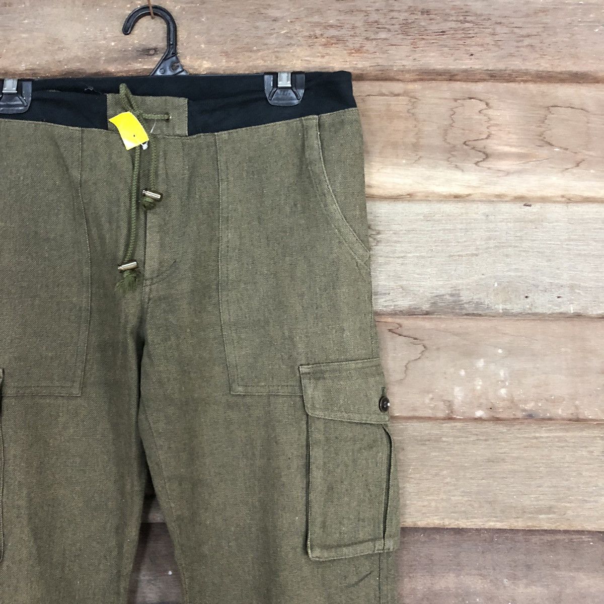 Japanese Brand Vital Green Multipocket Tactical Cargo Pants #3419 Size US 30 / EU 46 - 5 Thumbnail