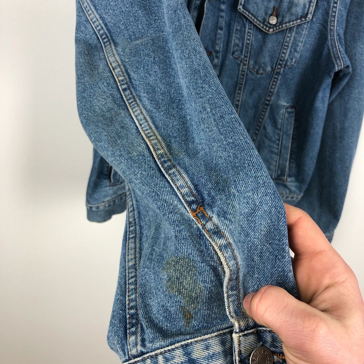 Diesel × Vintage Vintage Diesel Industry denim division jacket mens L Size US L / EU 52-54 / 3 - 5 Thumbnail