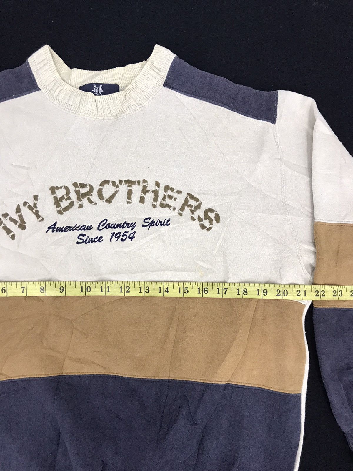 Vintage Vintage Ivy Brothers America Sweatshirt Spell Out Big Logo Size US M / EU 48-50 / 2 - 6 Thumbnail