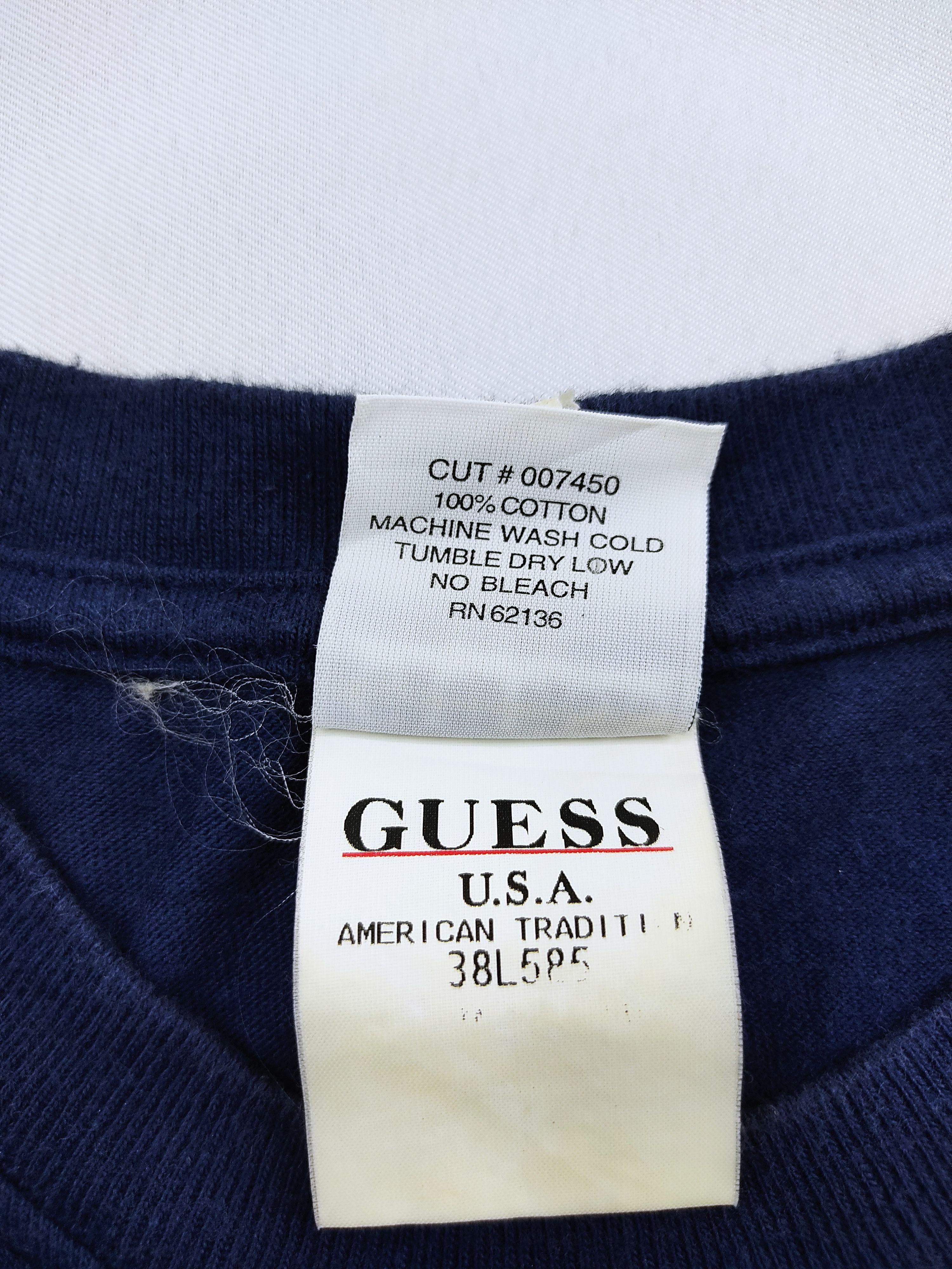 Guess Guess Jeans USA Navy Blue T-shirt Big Logo Size US M / EU 48-50 / 2 - 3 Thumbnail