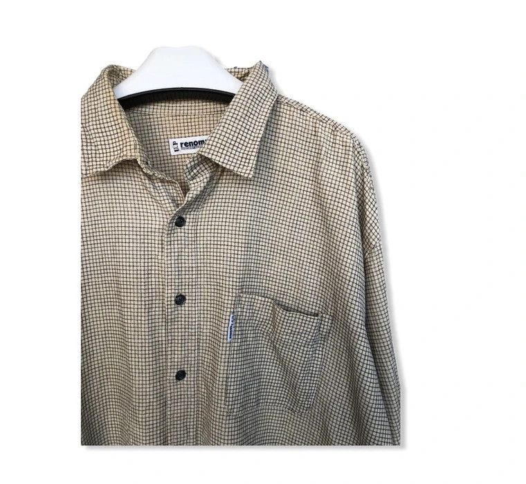 image of Vintage Renoma Plaid Tartan Flannel Shirt, Men's (Size Large)