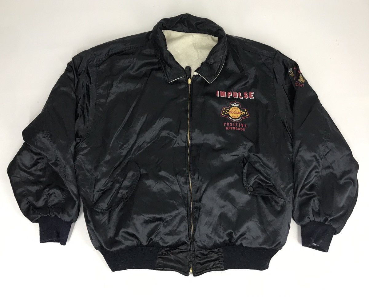 Vintage Intruders Impulse Sweeper Bomber Jacket Down Military Size US L / EU 52-54 / 3 - 3 Thumbnail