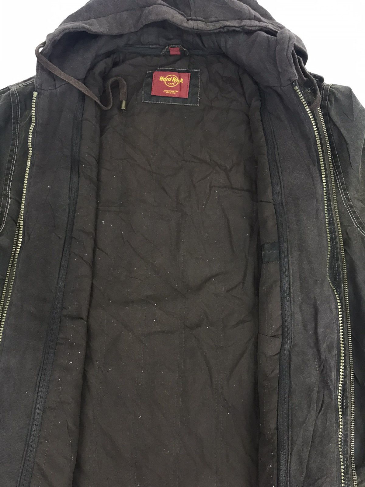 Hard Rock Cafe Vintage Hard Rock Cafe London Wax Cloth Jacket Winter Wear Size US M / EU 48-50 / 2 - 3 Thumbnail