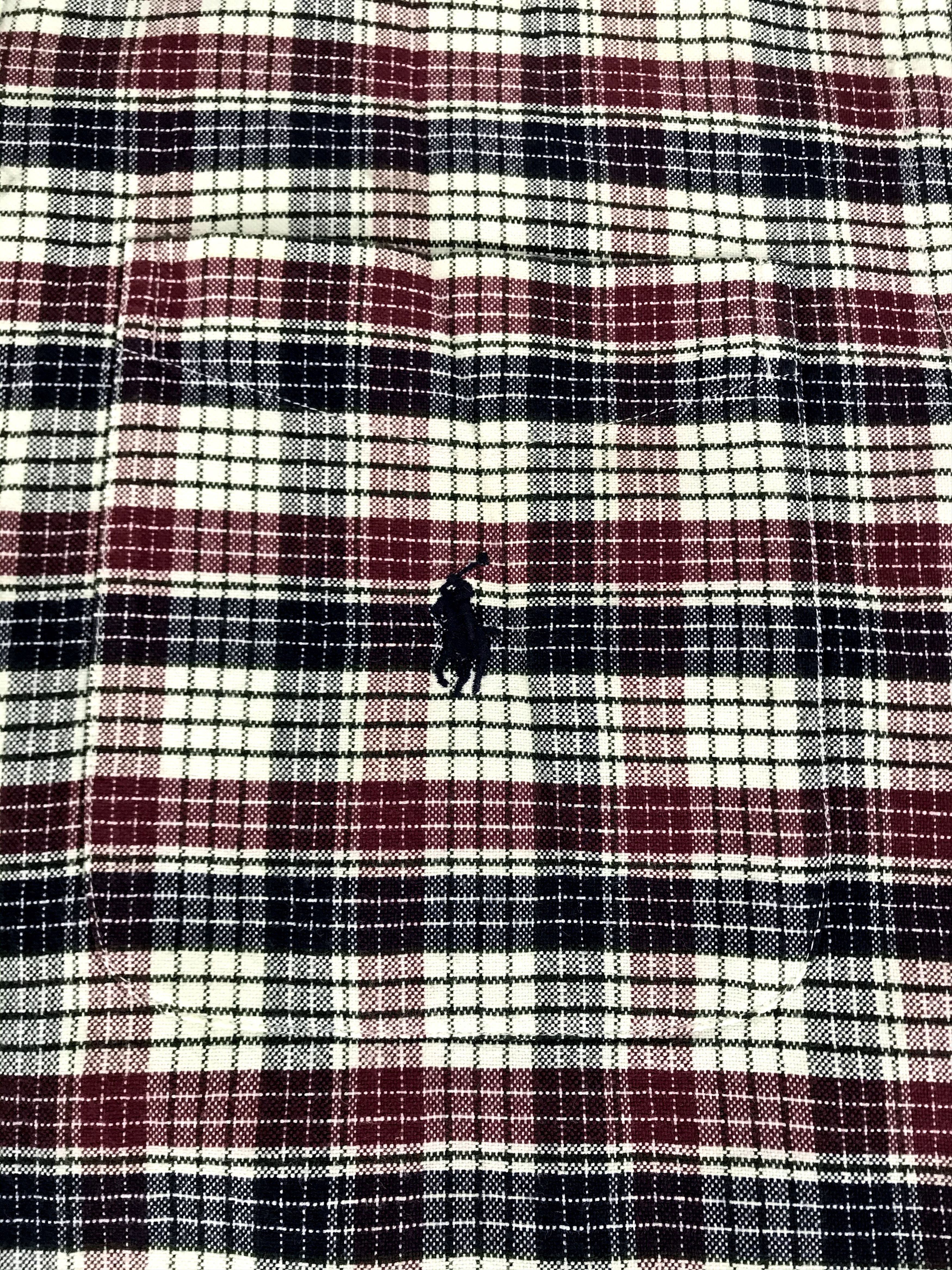 Flannel × Polo Ralph Lauren × Vintage Vintage 90s Polo Ralph Lauren Flannel Shirt Plaid Checked Size US S / EU 44-46 / 1 - 3 Thumbnail