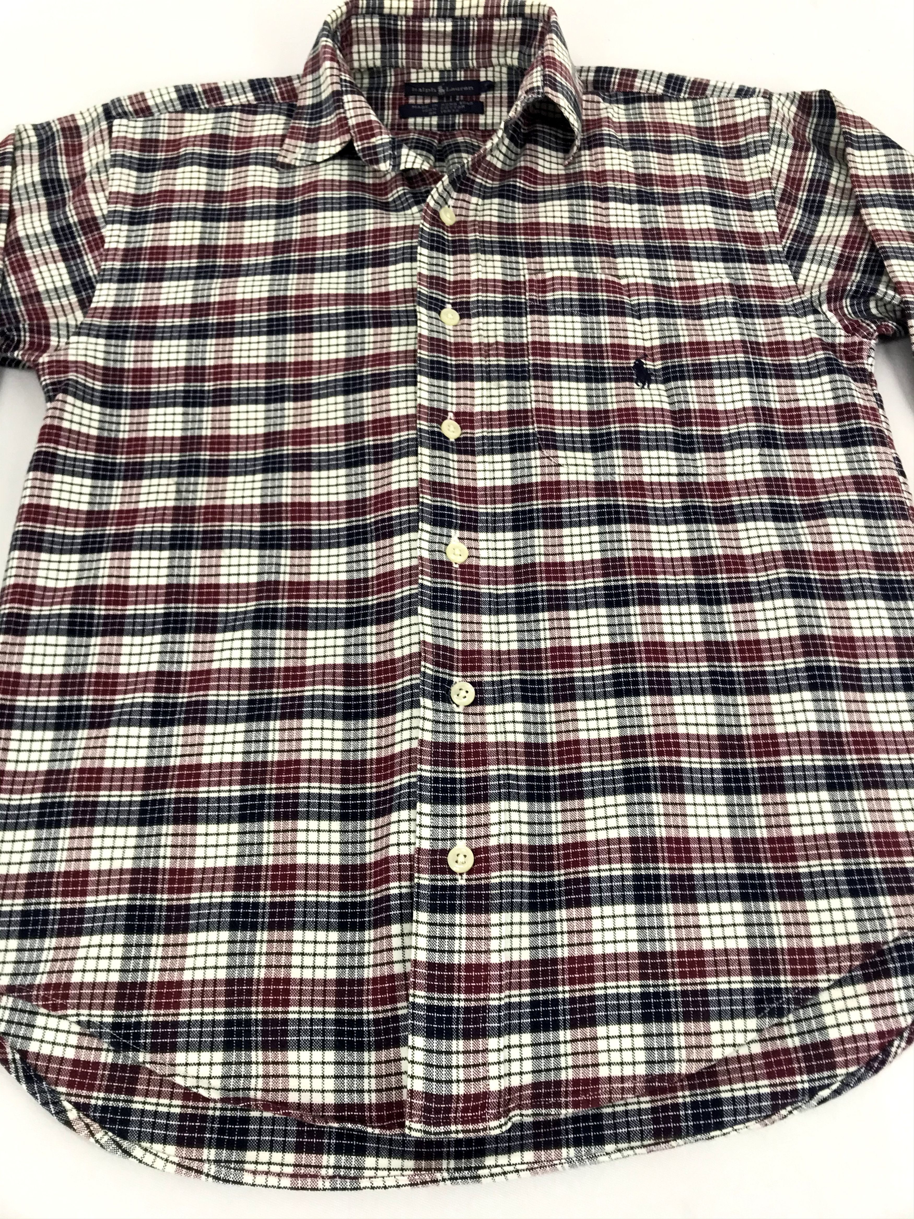 Flannel × Polo Ralph Lauren × Vintage Vintage 90s Polo Ralph Lauren Flannel Shirt Plaid Checked Size US S / EU 44-46 / 1 - 2 Thumbnail