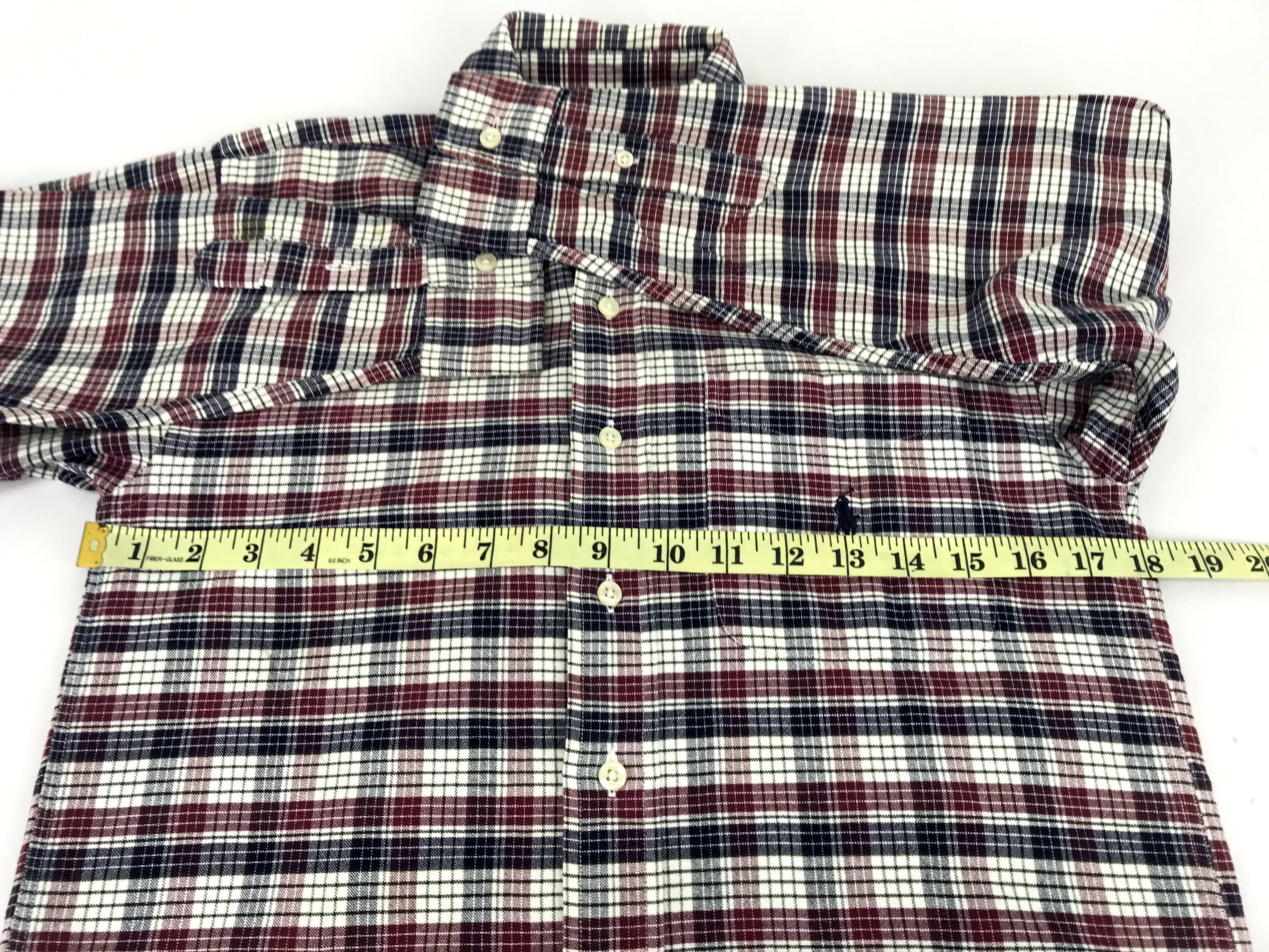 Flannel × Polo Ralph Lauren × Vintage Vintage 90s Polo Ralph Lauren Flannel Shirt Plaid Checked Size US S / EU 44-46 / 1 - 10 Thumbnail
