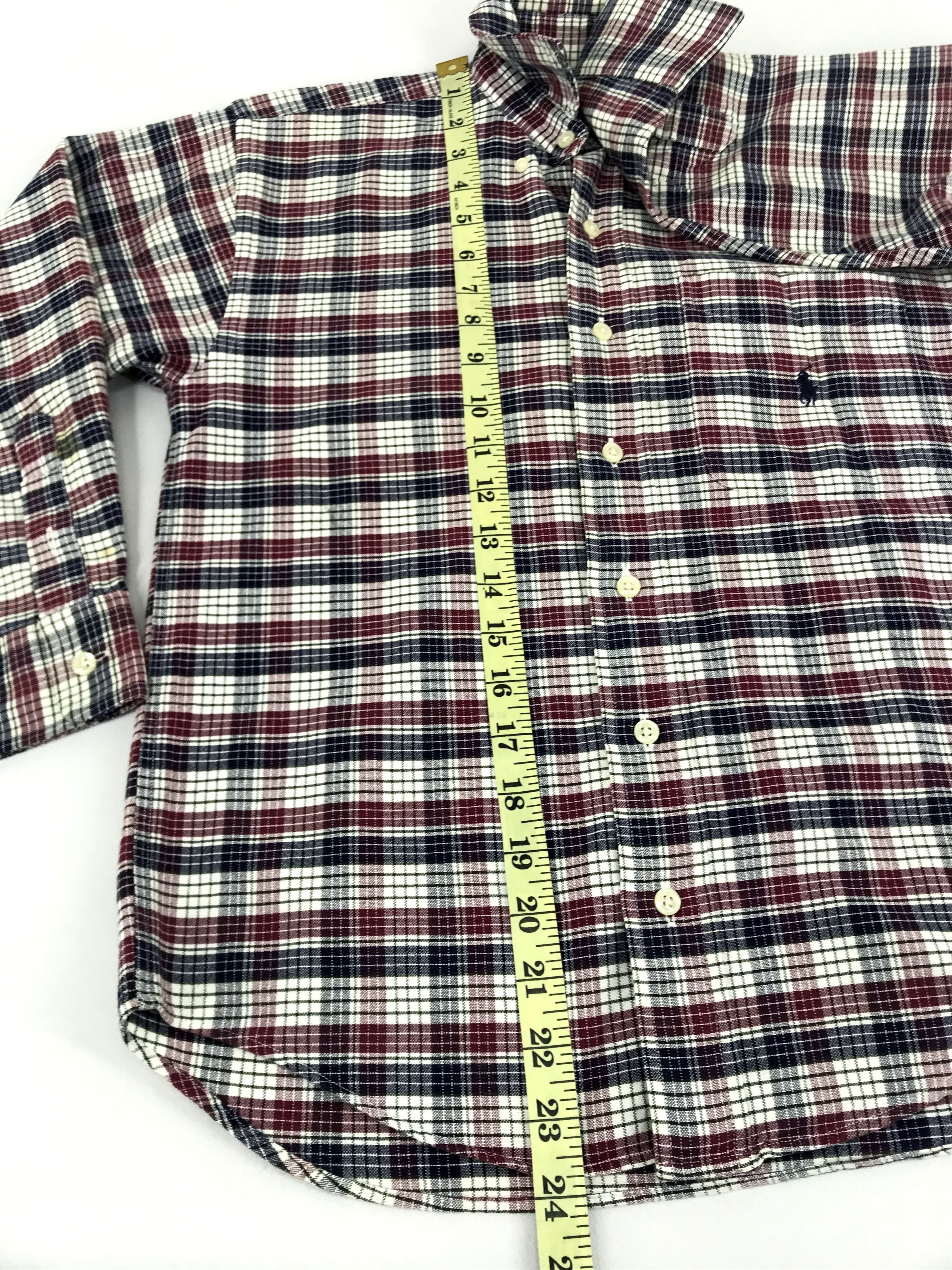 Flannel × Polo Ralph Lauren × Vintage Vintage 90s Polo Ralph Lauren Flannel Shirt Plaid Checked Size US S / EU 44-46 / 1 - 11 Thumbnail
