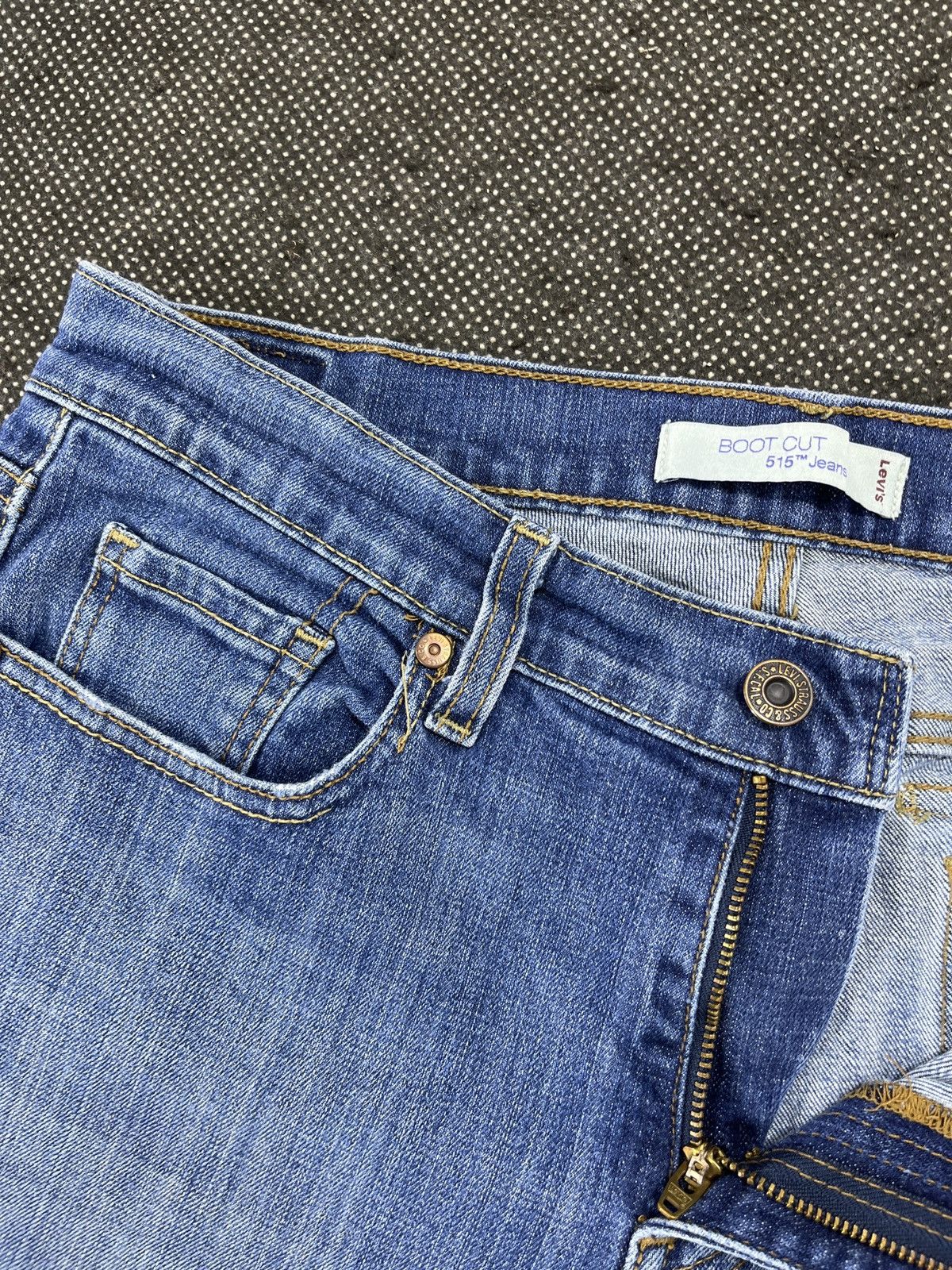 Levi's × Vintage Vintage Blue Levis 515 Flare Jeans - JP088 Size 32" / US 10 / IT 46 - 8 Thumbnail