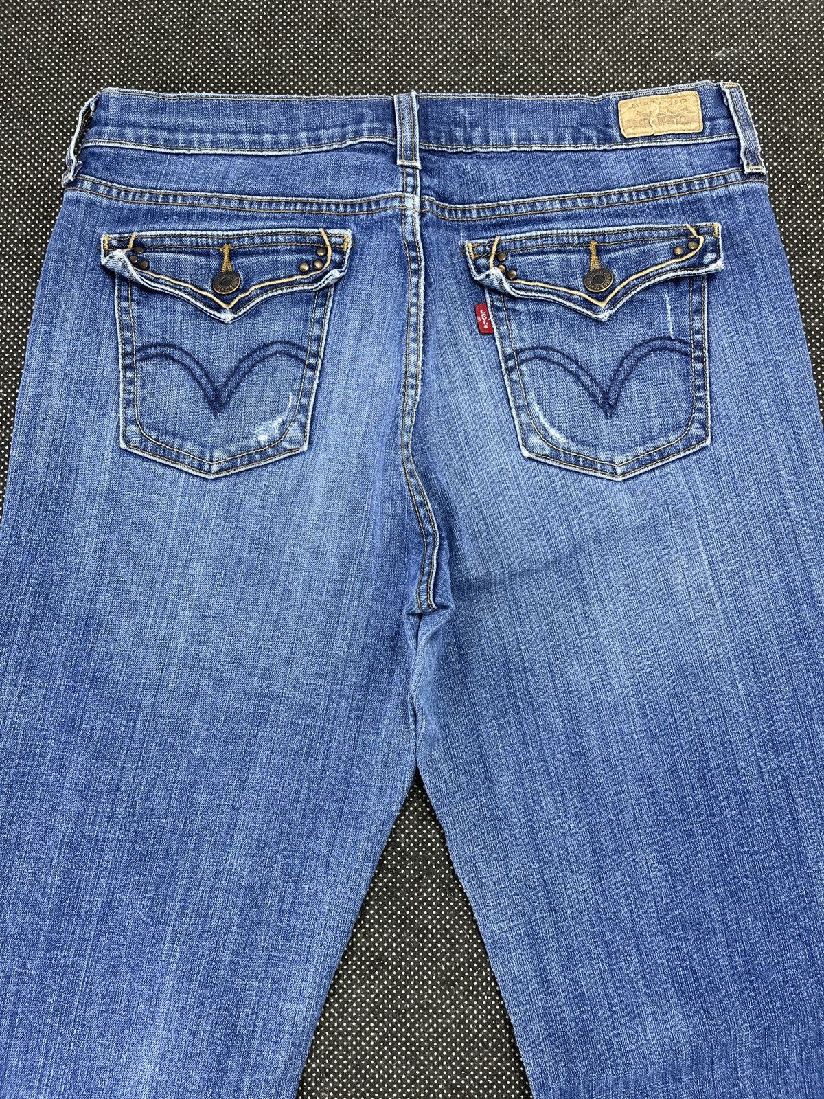 Levi's × Vintage Vintage Blue Levis 515 Flare Jeans - JP088 Size 32" / US 10 / IT 46 - 4 Thumbnail